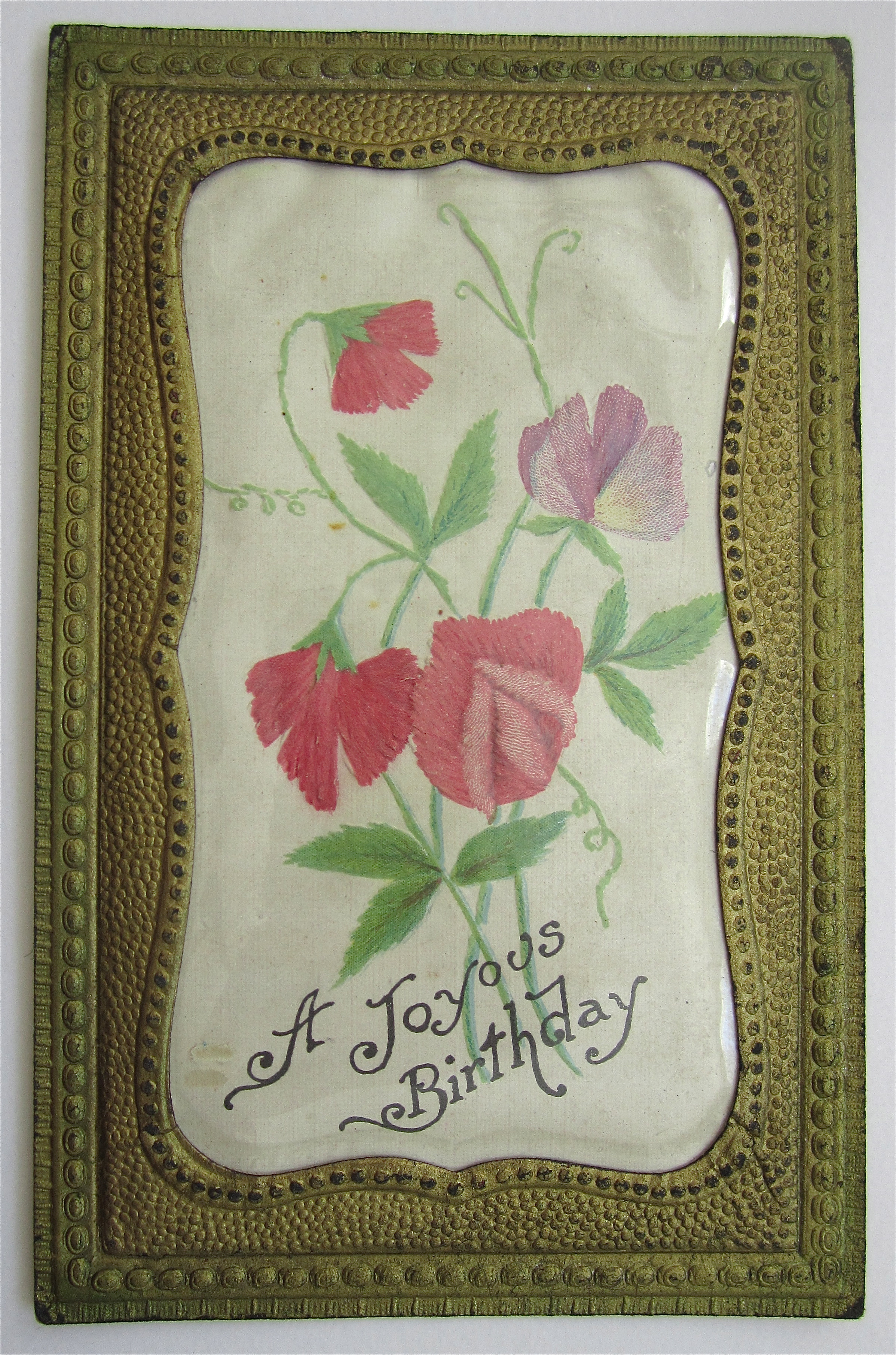 Pink Flowers Postcard