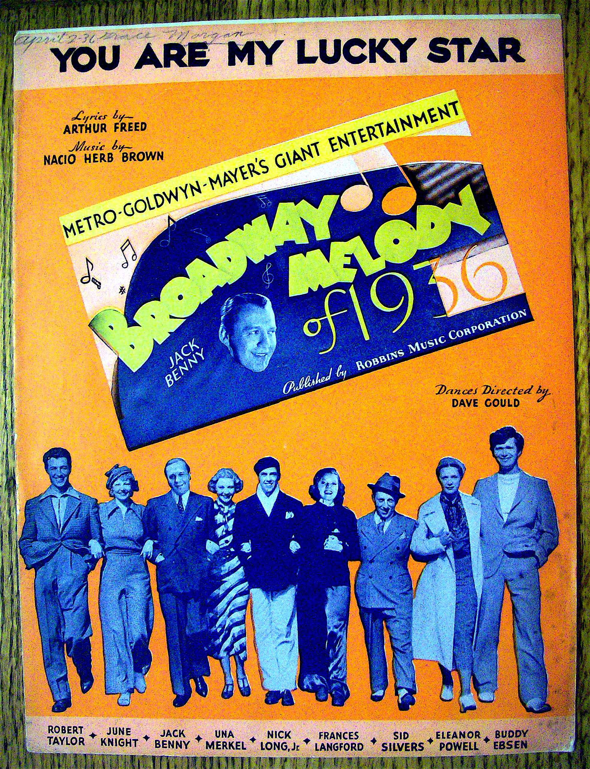 1935 You Are My Lucky Star By Freed & Brown-Buddy Ebsen