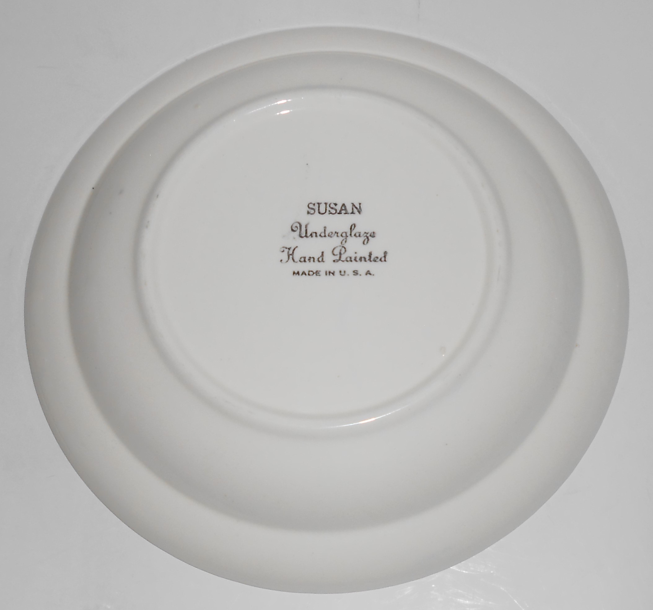 Vernon Kilns Pottery Hand Decorated Susan Soup Bowl