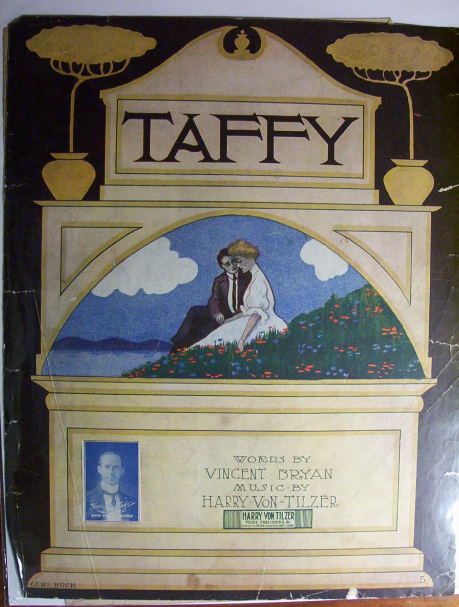 Sheet Music For 1908 Taffy