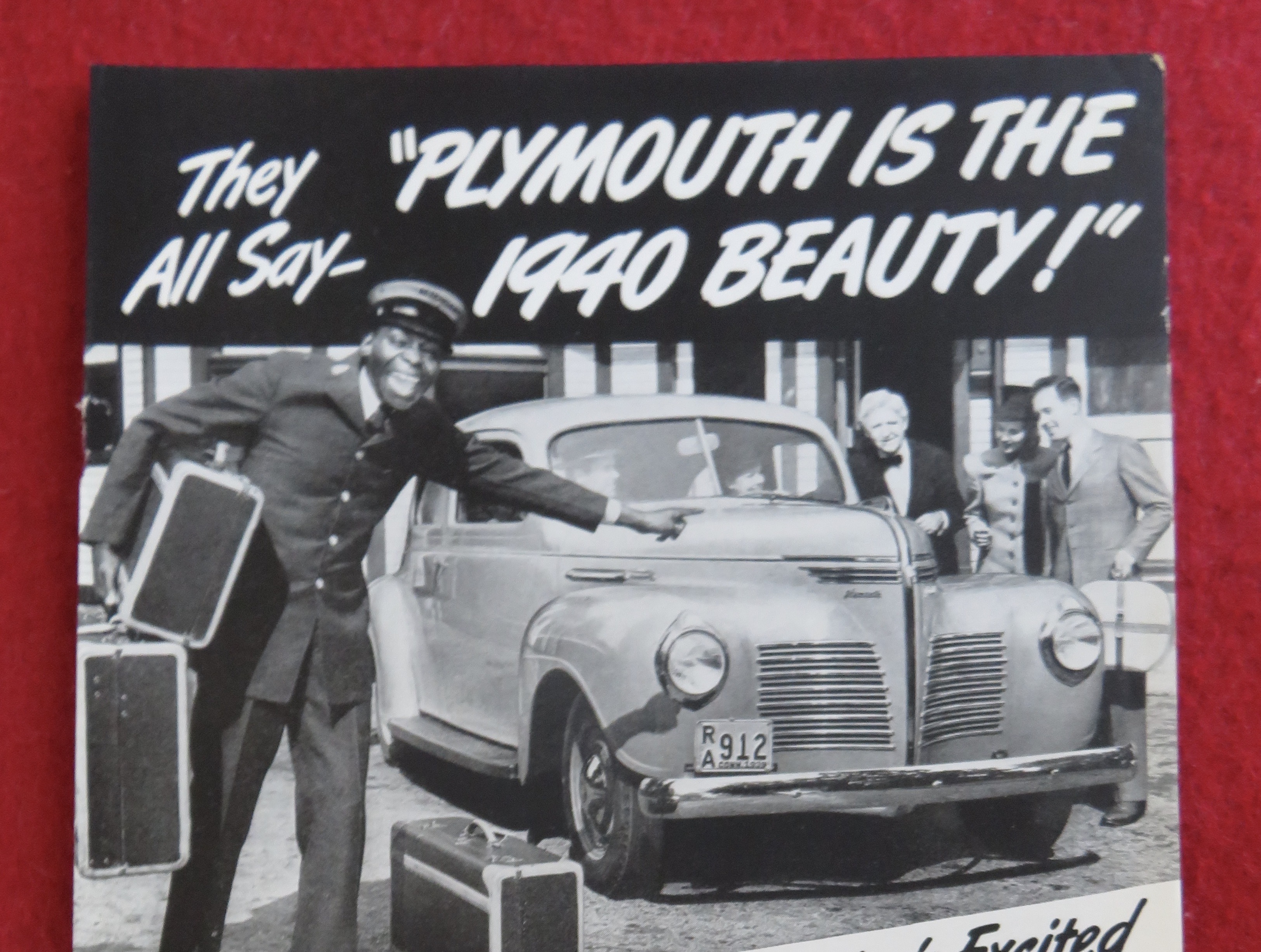 1939 Plymouth Automobile with 1940 Beauty