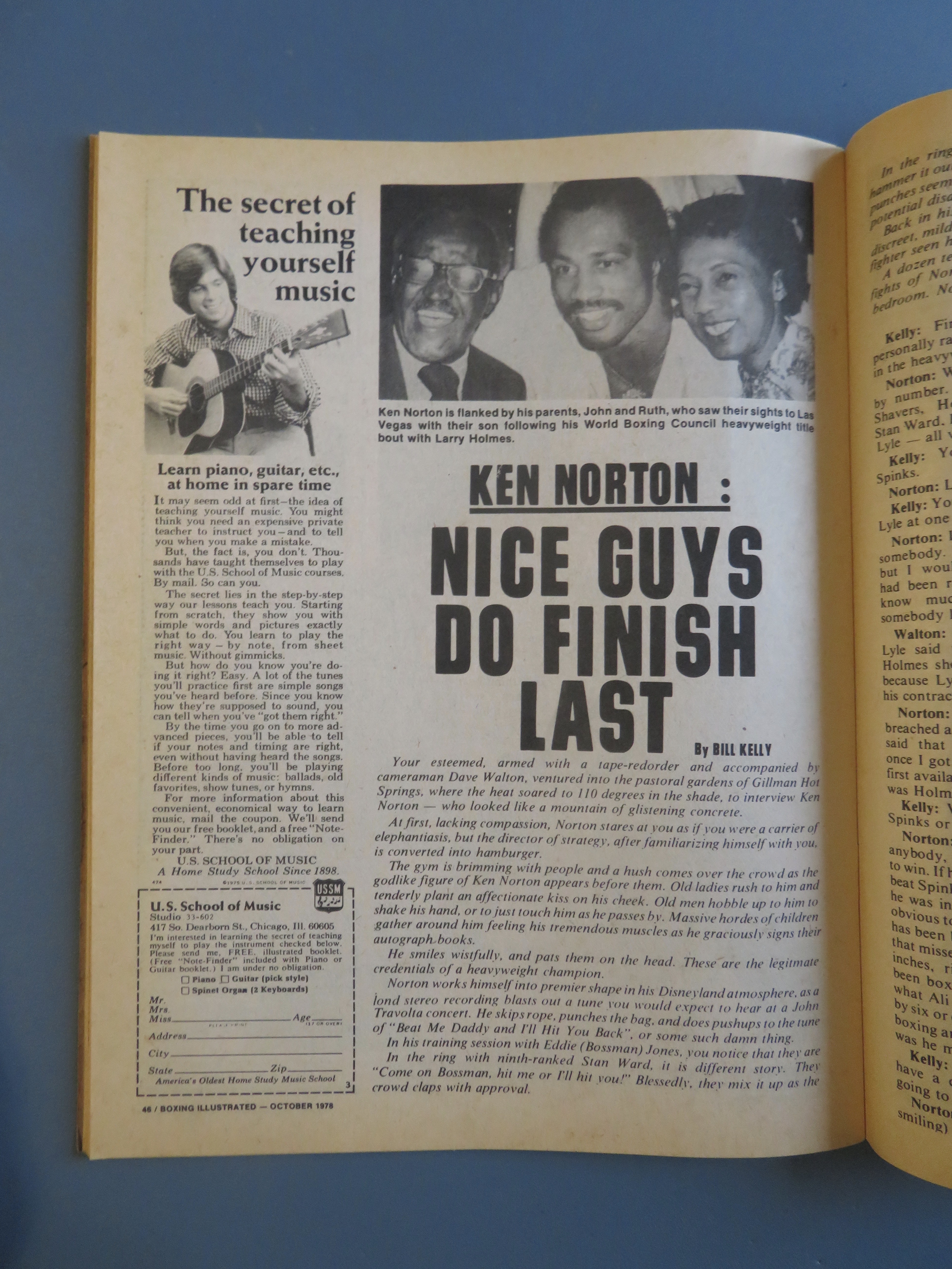 Boxing Illustrated Magazine October 1978 Ali In USSR