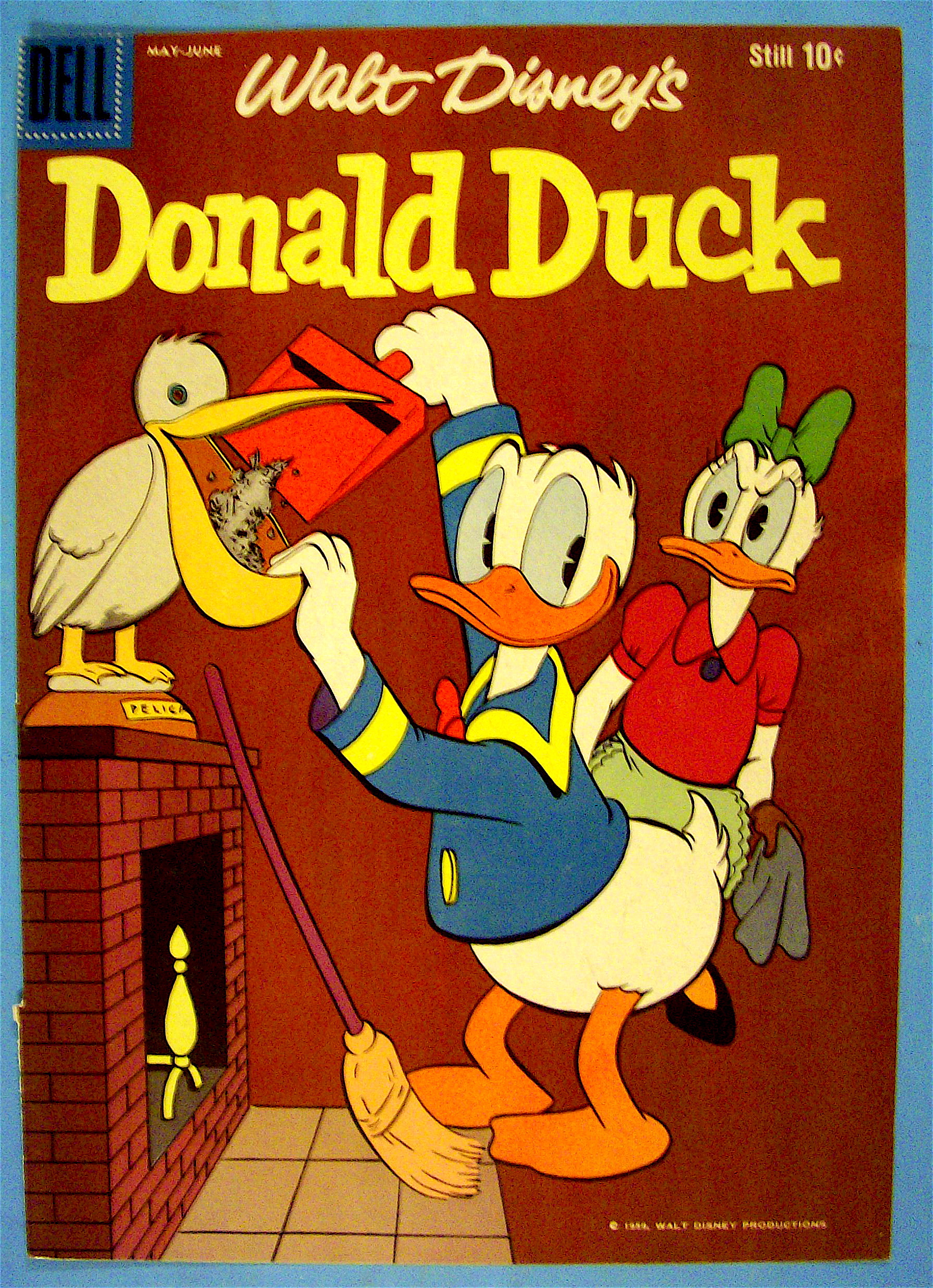Donald Duck Comic Cover May-June 1959 Donald & Daisy