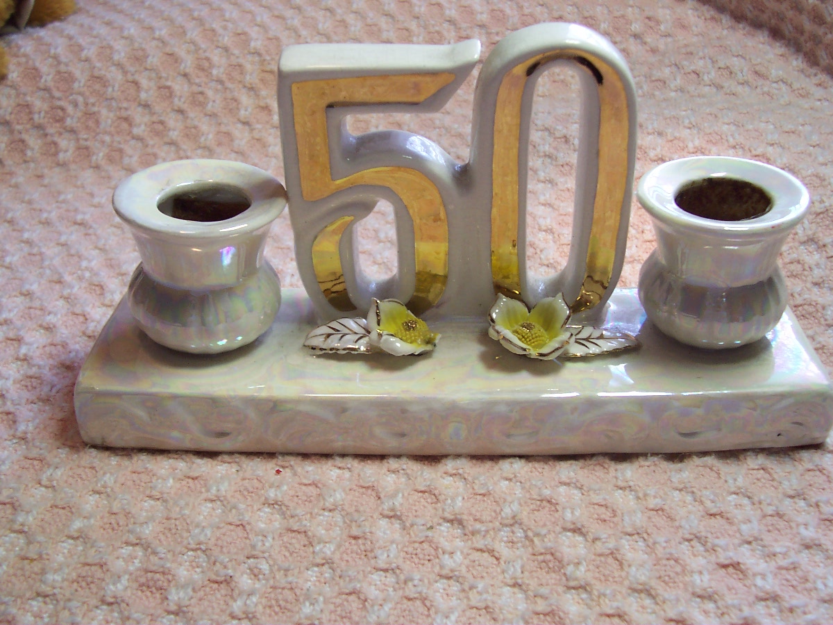 50th Anniversary Candle Holder Dogwood Japan