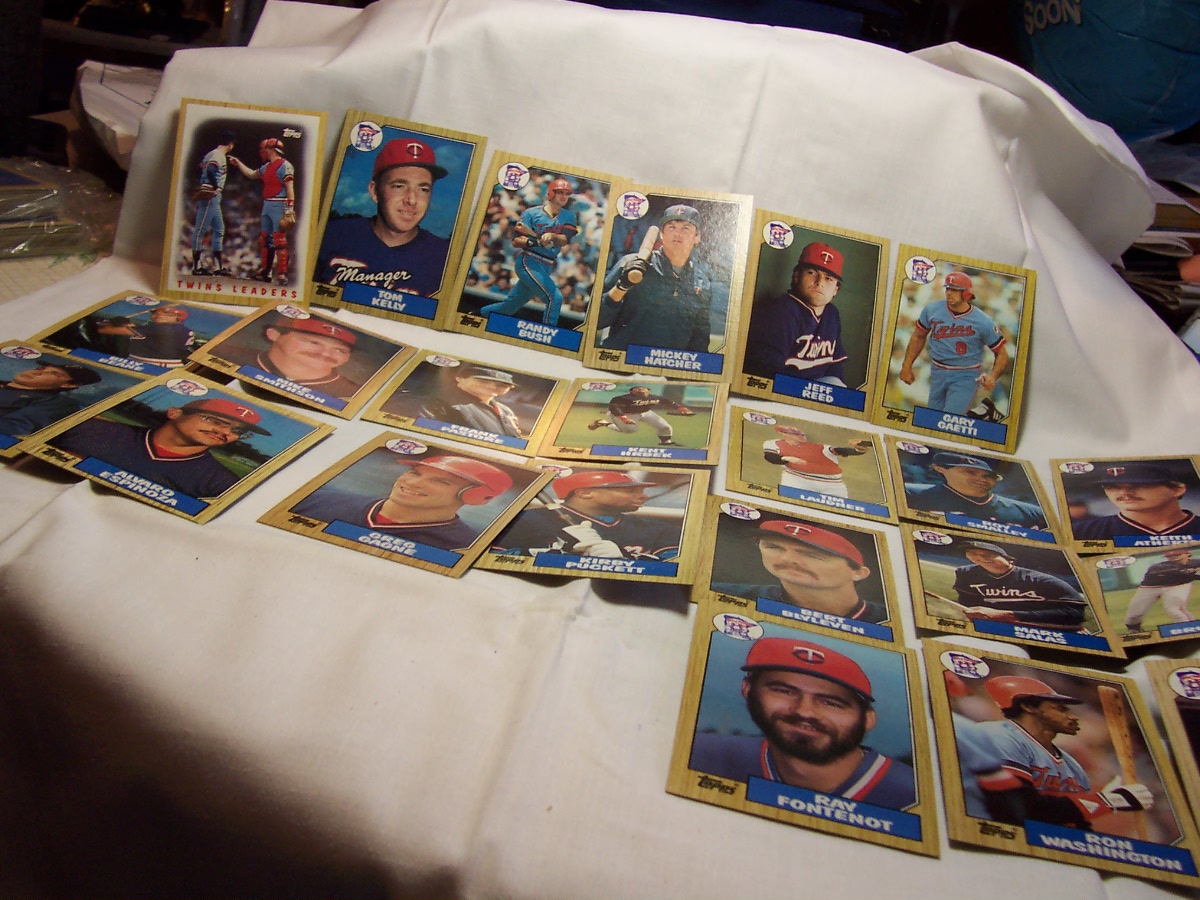 Minnesota Twins Baseball Cards Set 23 1987