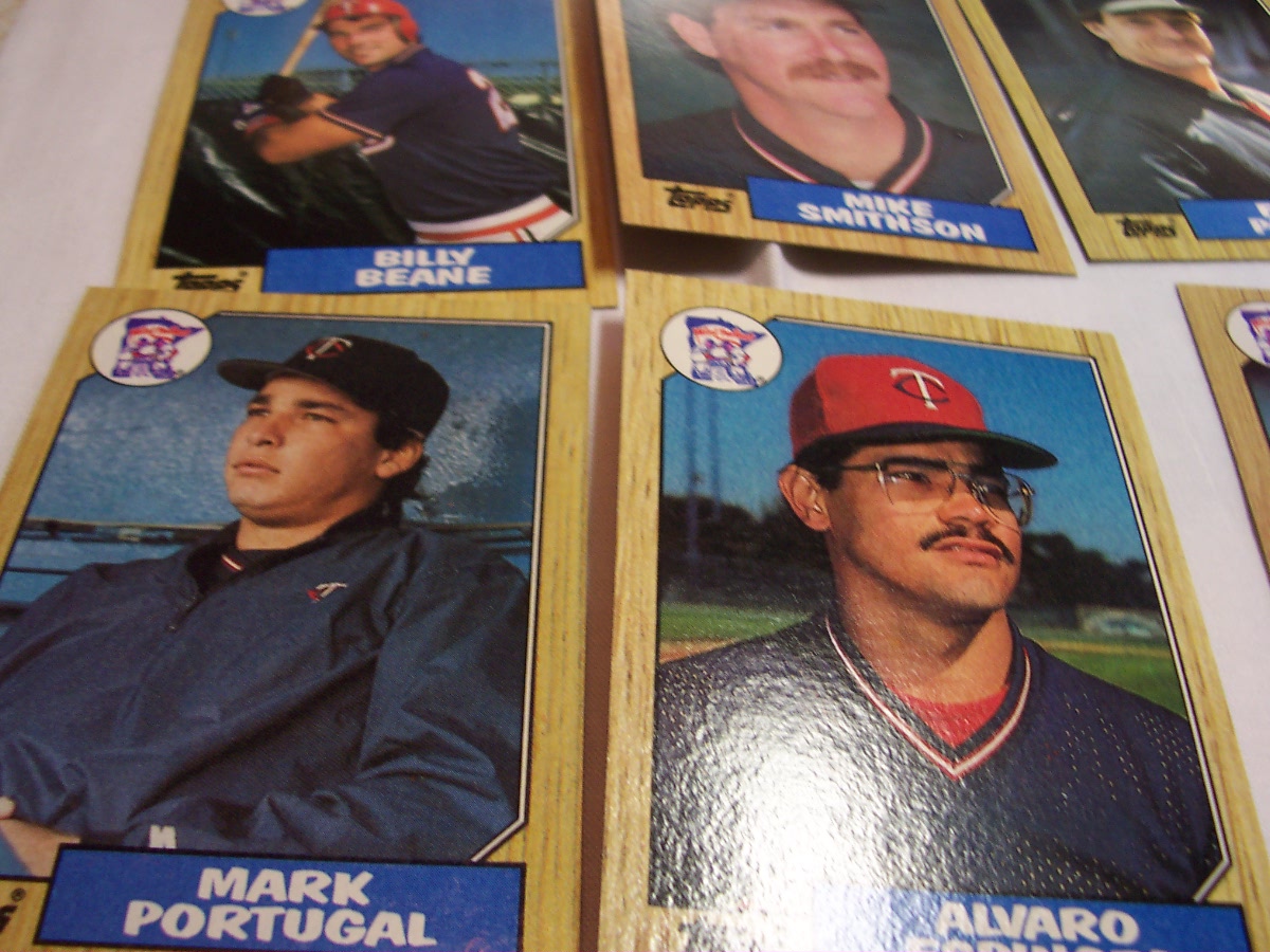 Minnesota Twins Baseball Cards Set 23 1987