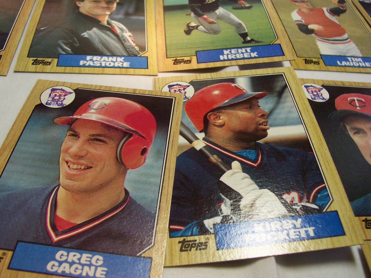 Minnesota Twins Baseball Cards Set 23 1987