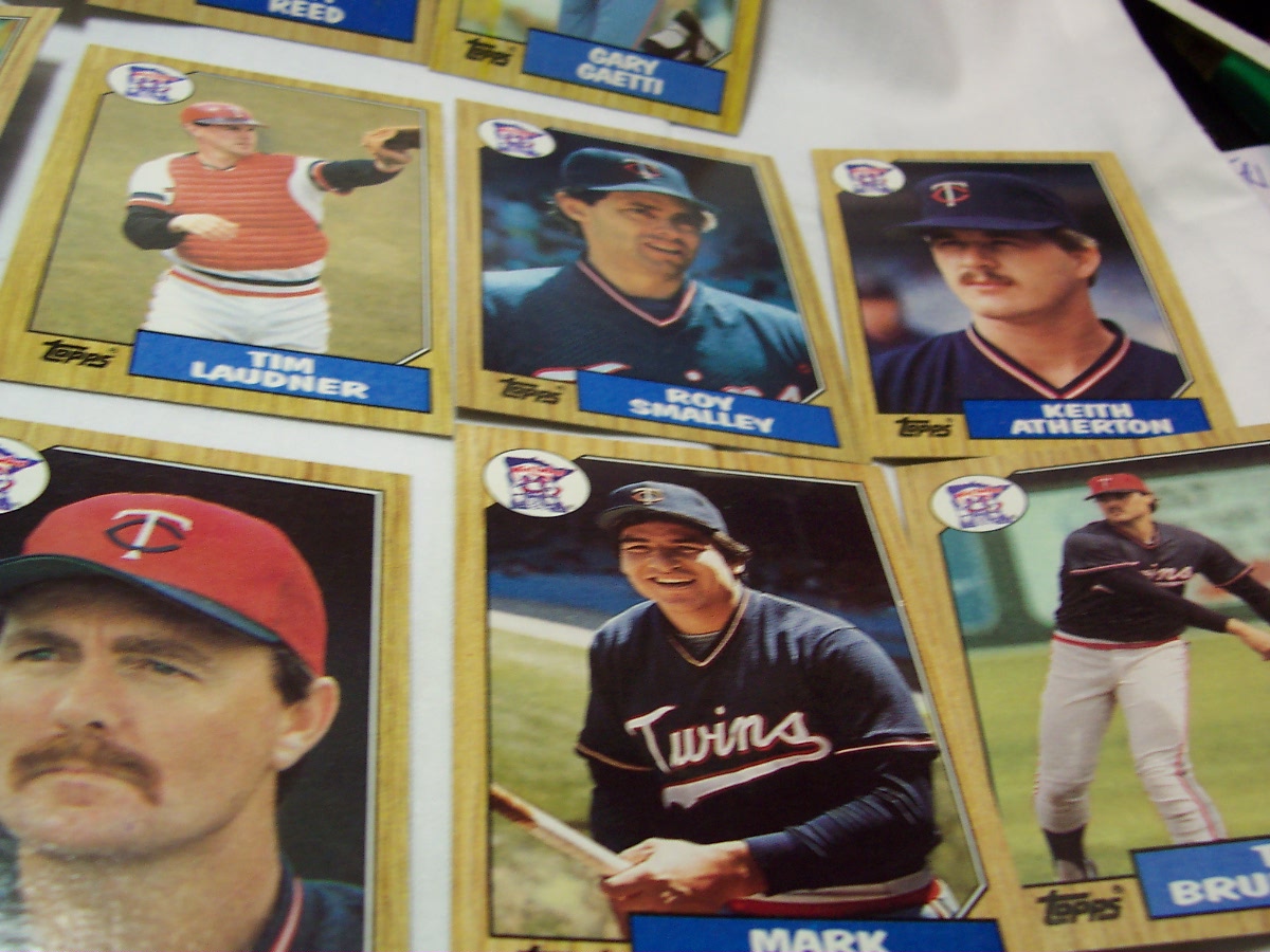 Minnesota Twins Baseball Cards Set 23 1987