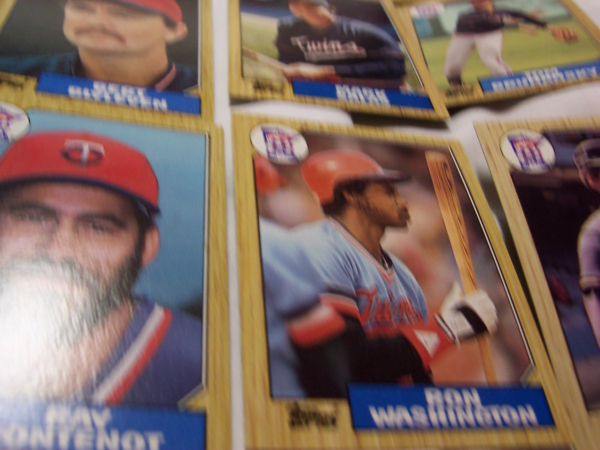 Minnesota Twins Baseball Cards Set 23 1987