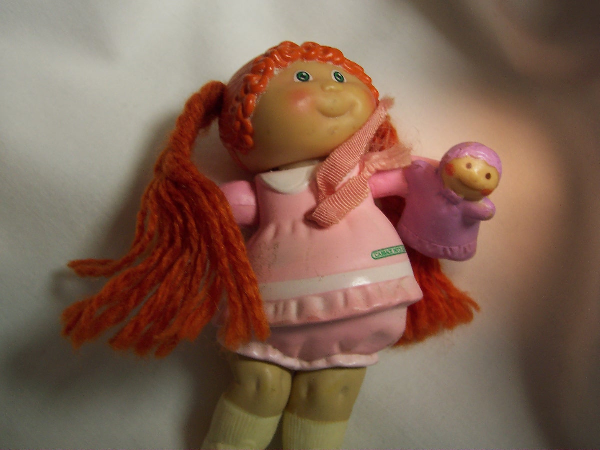 Cabbage Patch Posable Toy Dolls Figurine 4pcs
