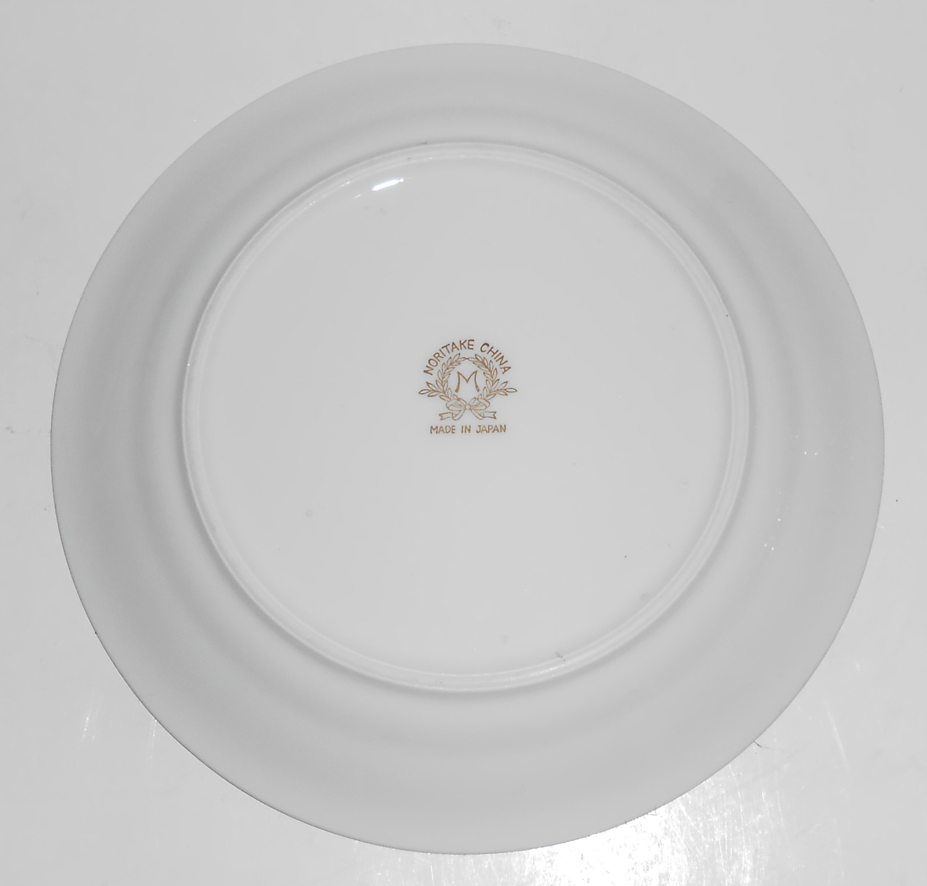 Noritake Porcelain China Gold Bands Bread Plate