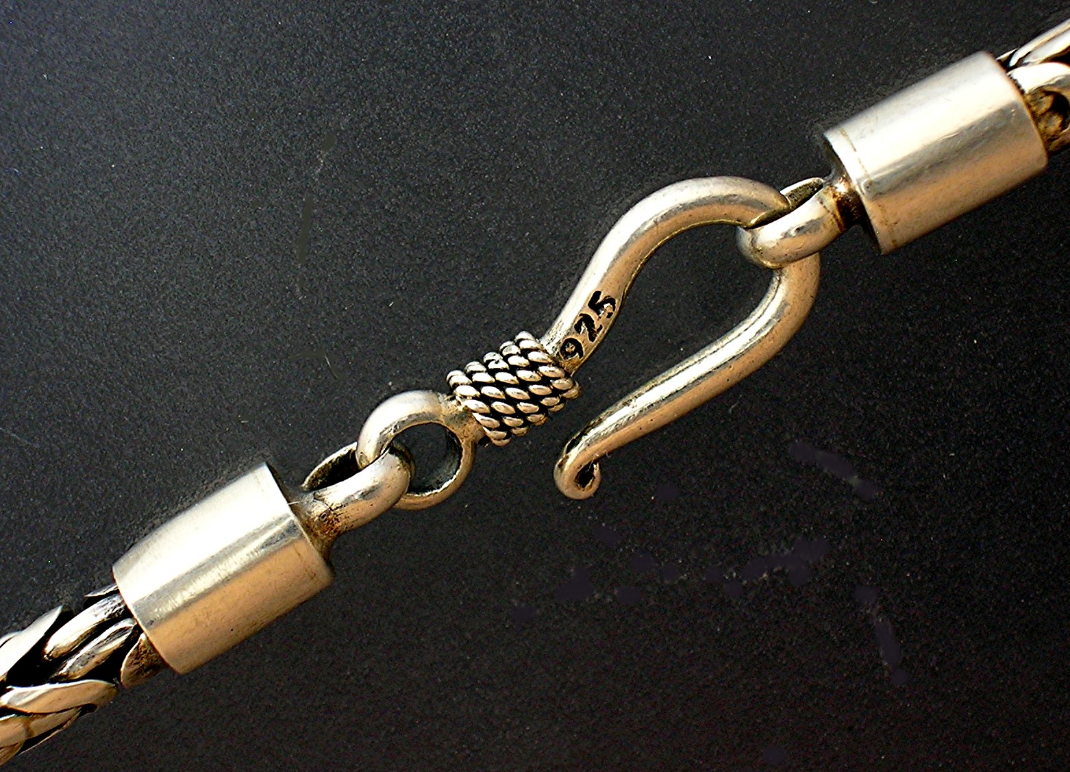 Necklace Sterling Silver Bizantine 18 Inch Chain