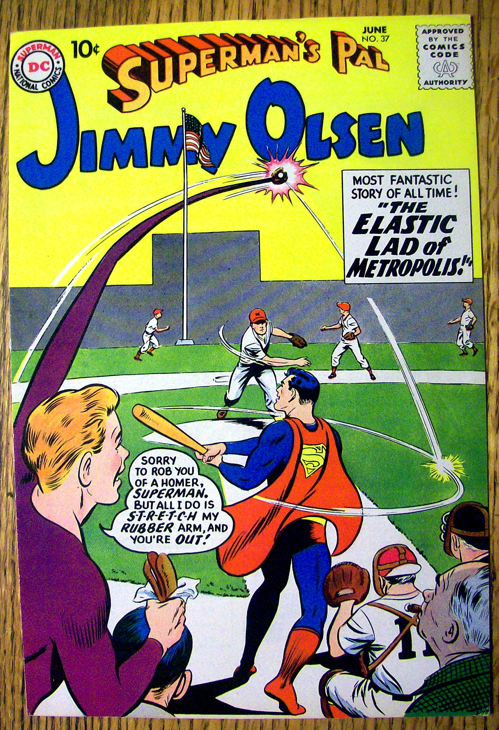 Superman Pal Jimmy Olsen Comic Cover-June 1959-Superman