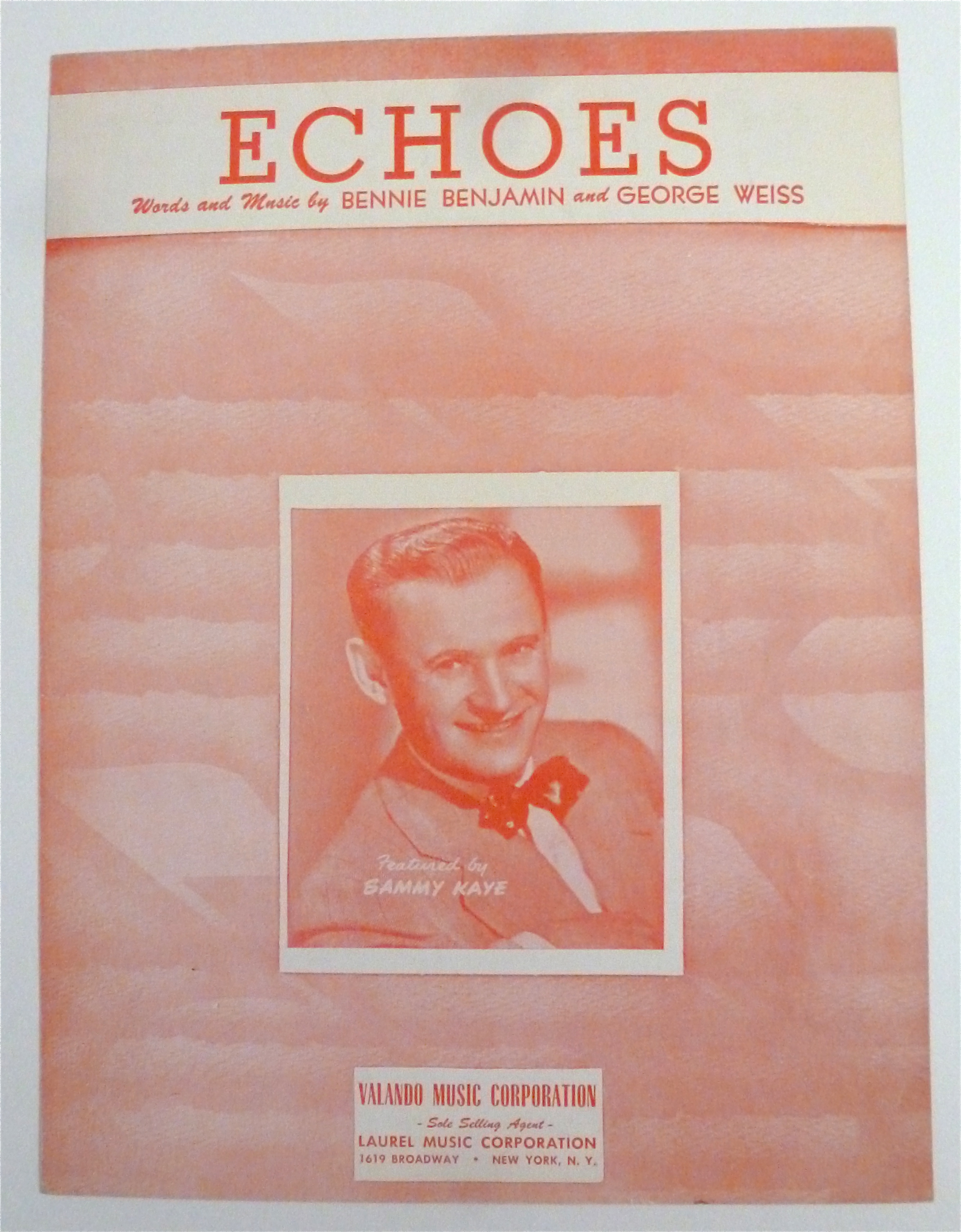 Sheet Music For 1949 Echoes