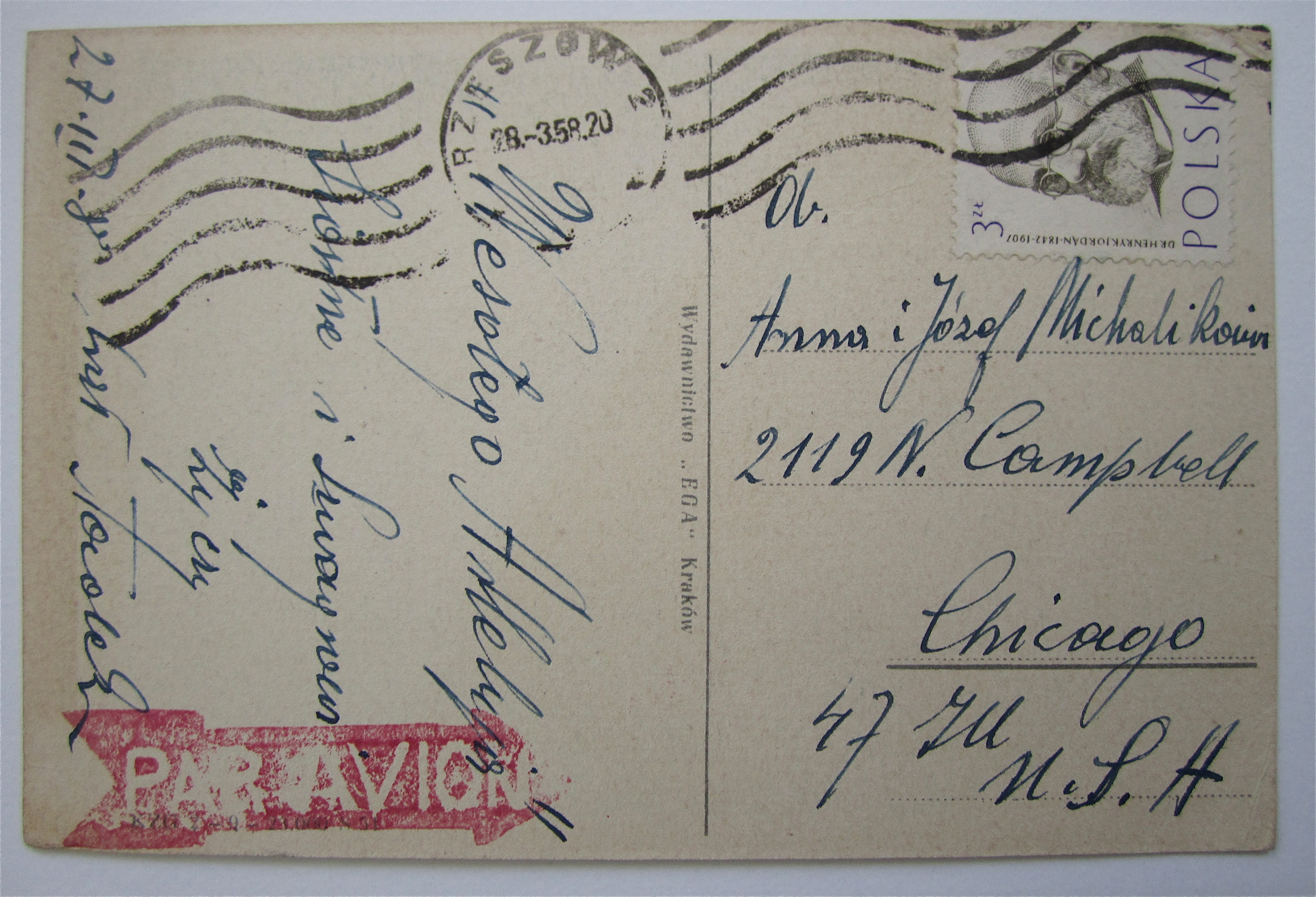 Thanksgiving Dinner Postcard