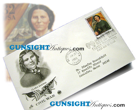 CLARA BARTON 1st Day Postal Cover