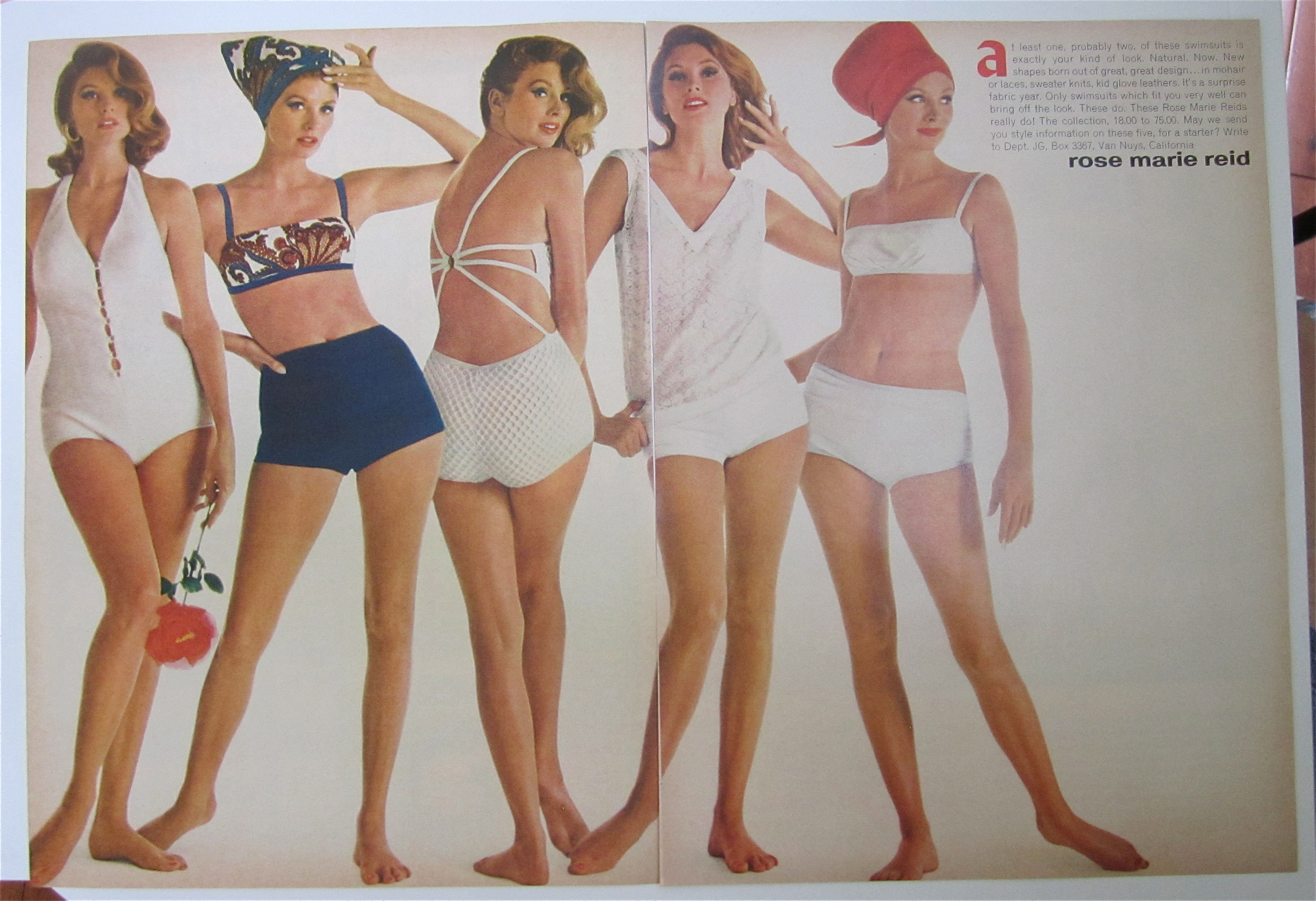 1964 Rose Marie Reid with Women In Swimsuits