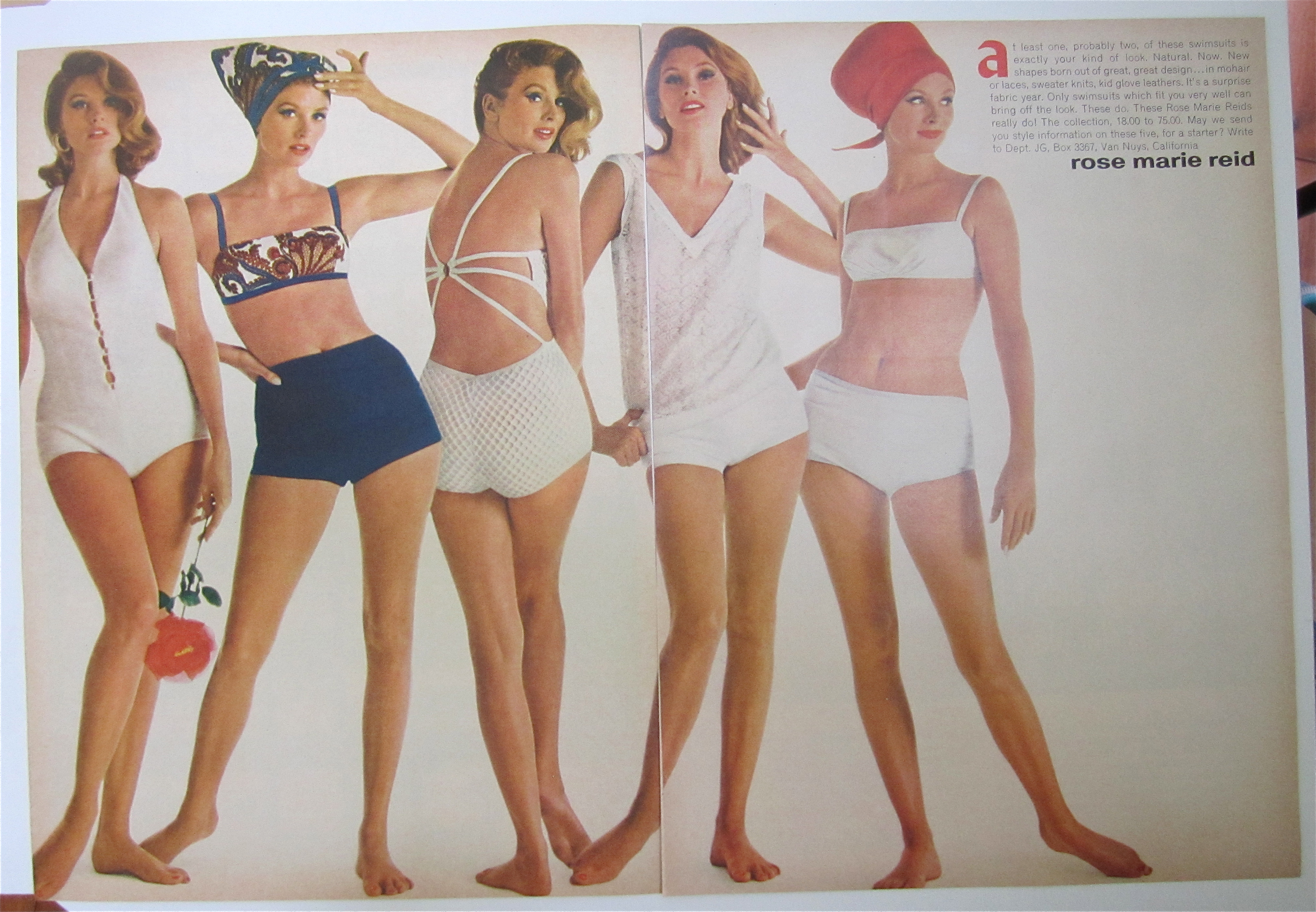 1964 Rose Marie Reid with Women In Swimsuits