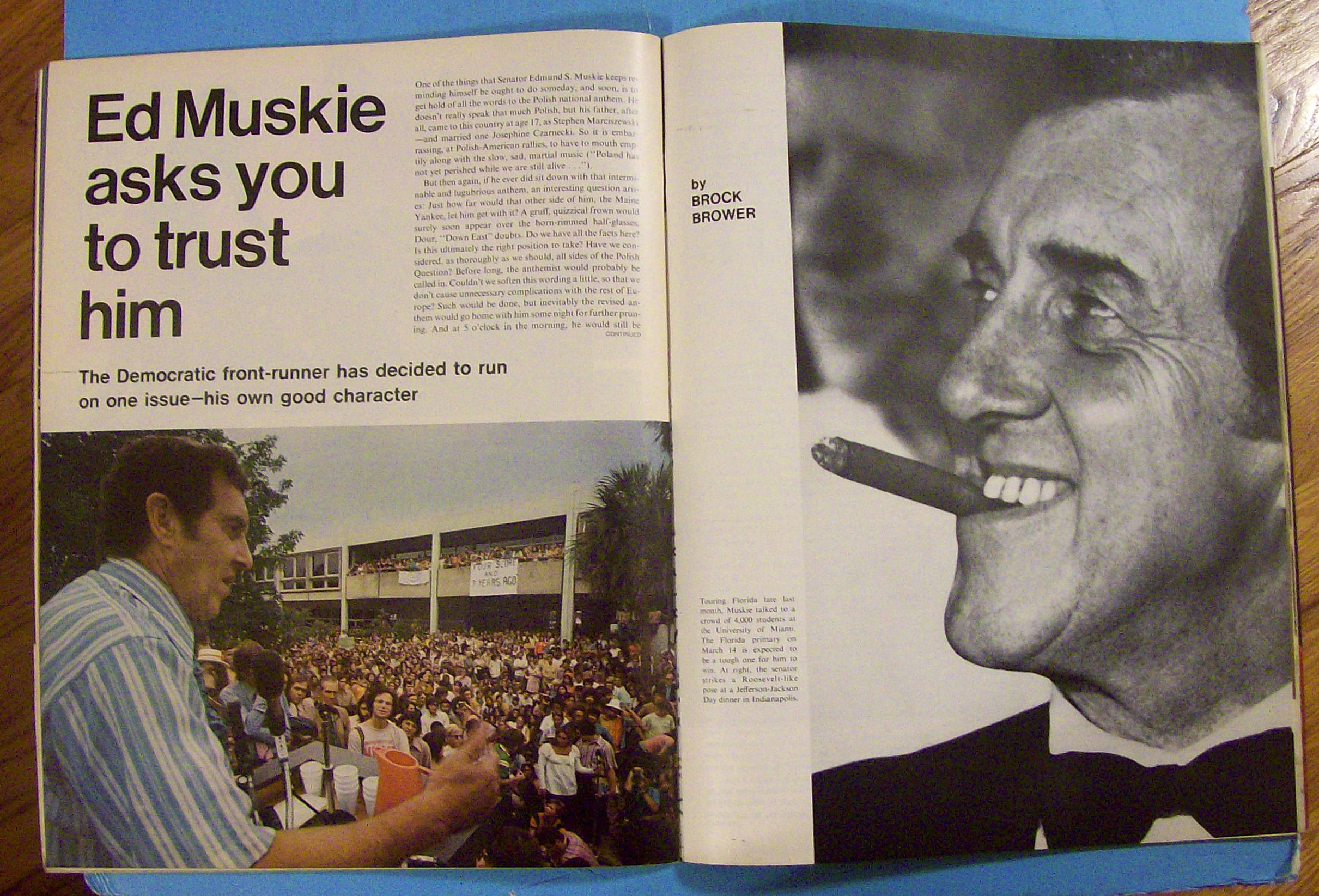 Life Magazine November 5, 1971 Democrat Muskie