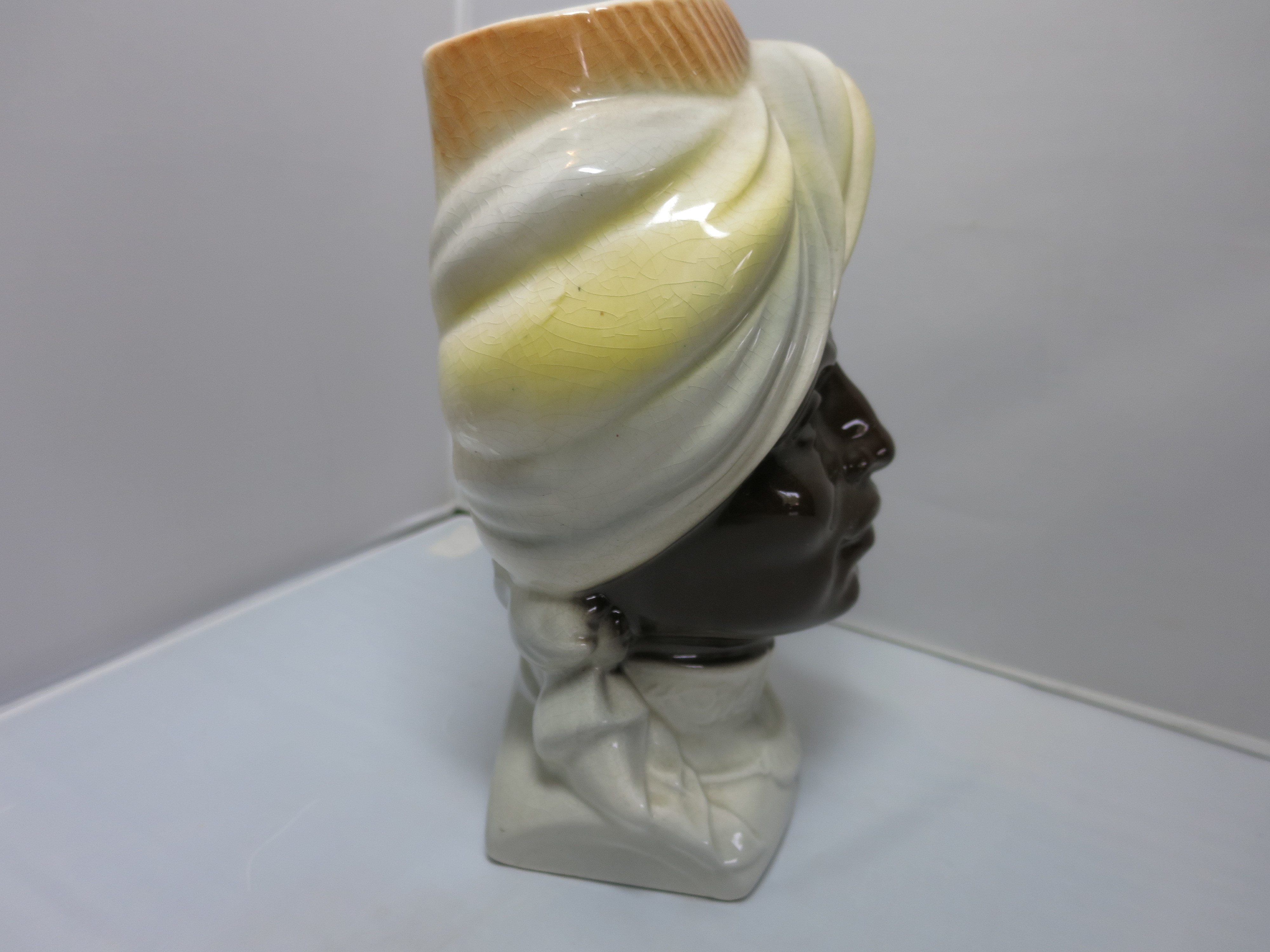 Royal Copely African Wall Pocket Vase Planter 1940s