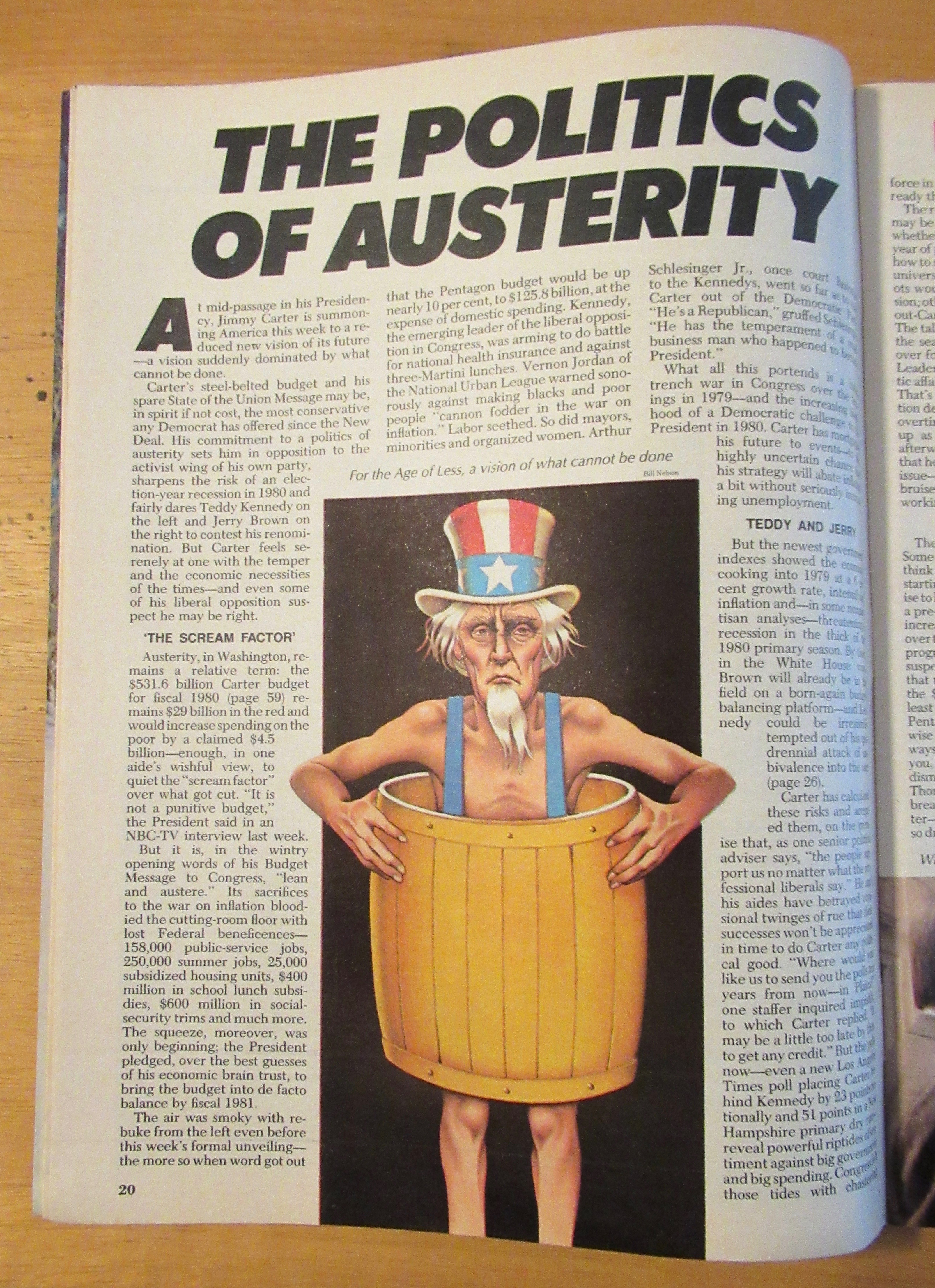 Newsweek Magazine-January 29, 1979-Politic of Austerity