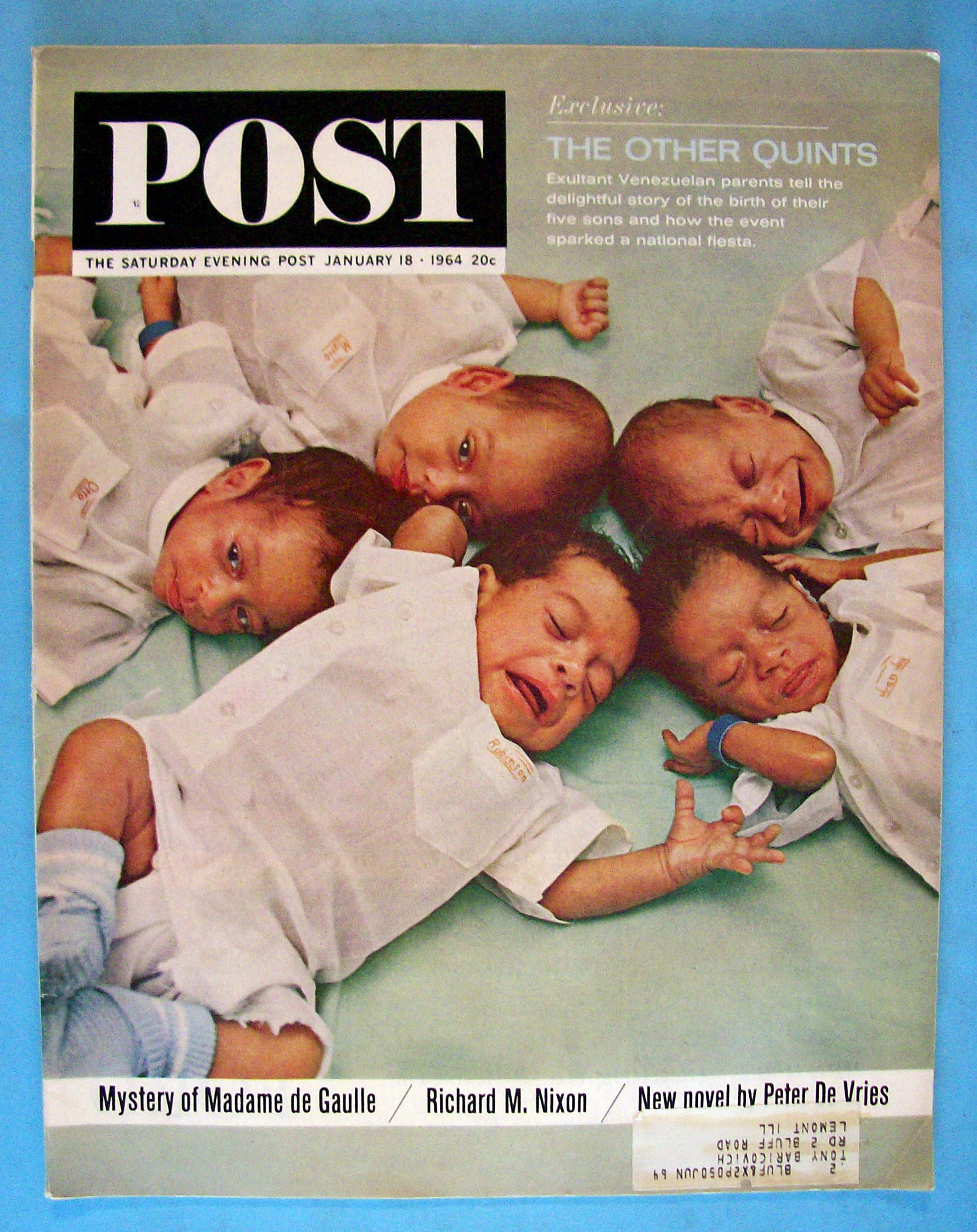 Saturday Evening Post Magazine - January 18, 1964