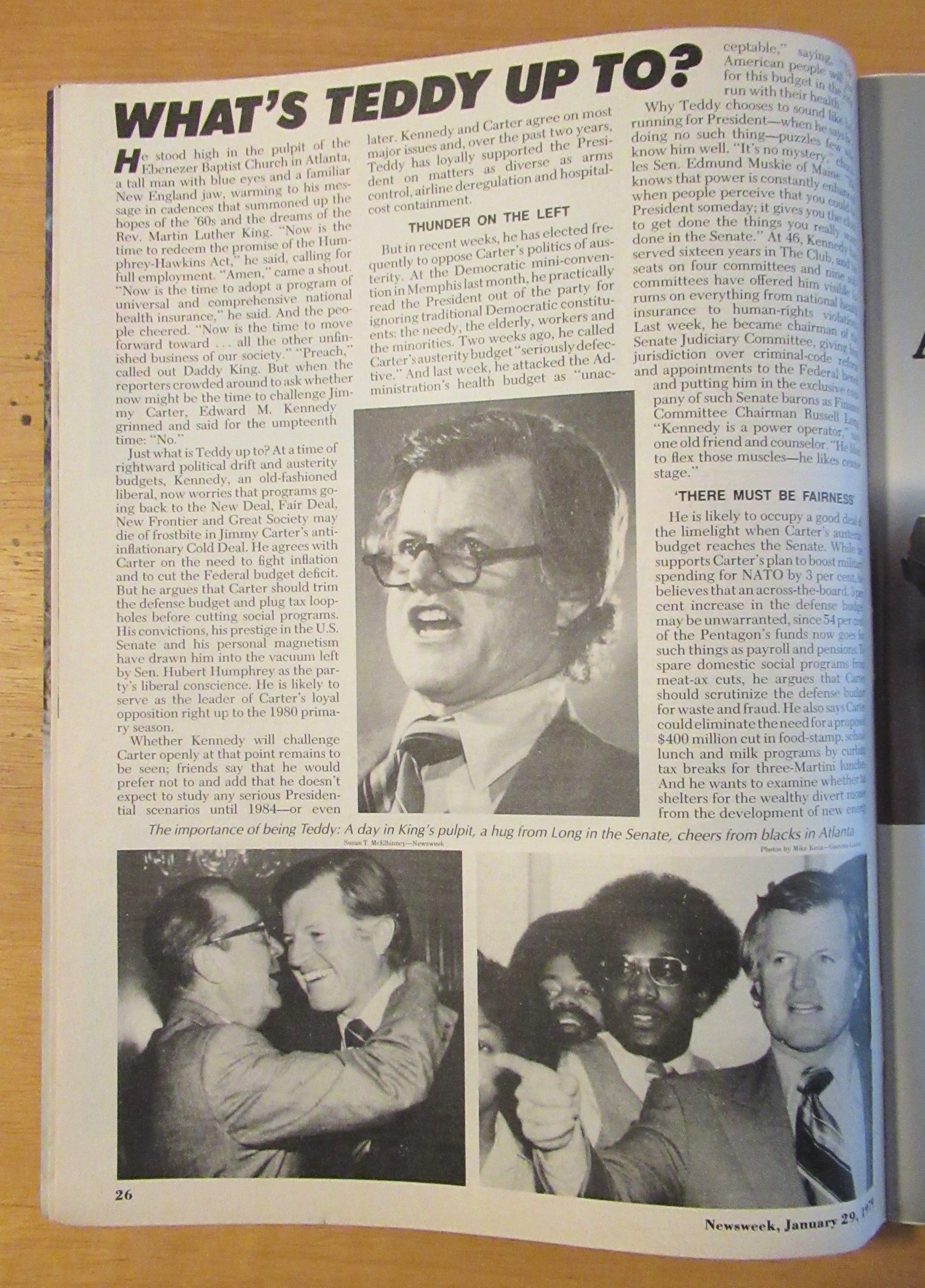 Newsweek Magazine-January 29, 1979-Politic of Austerity