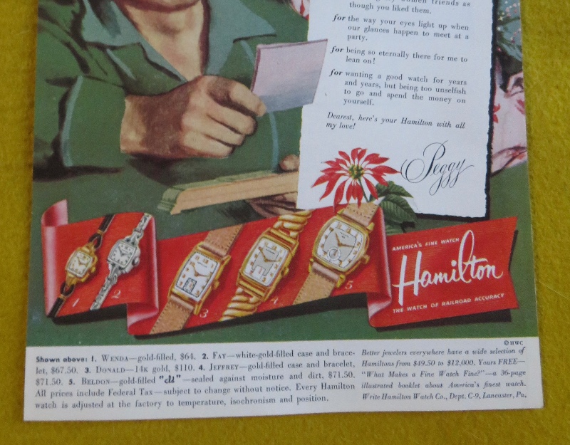 1951 Hamilton Watch With