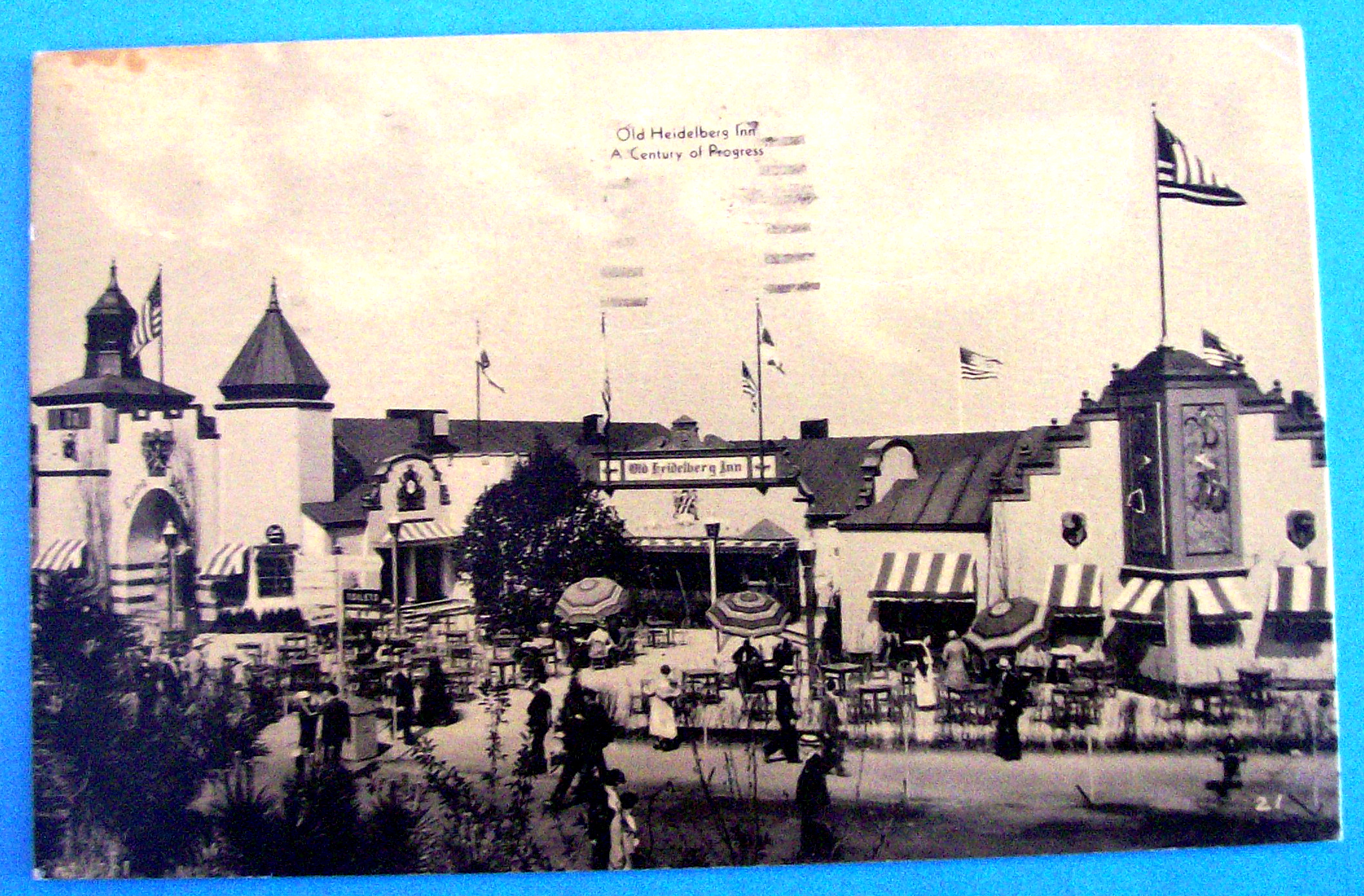 Old Heidelberg Inn Postcard (1933 Century Of Progress)