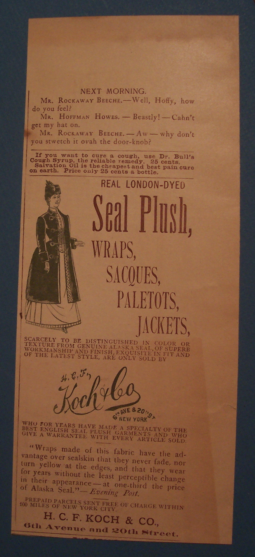 Vintage Ad: 1888 H. C. F. Koch & Co.