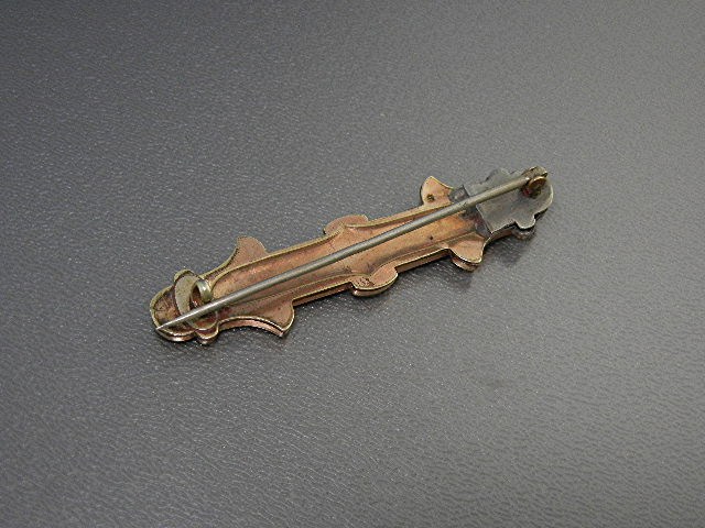 Brooch Pin Victorian Arrows Gold Fill 1800s