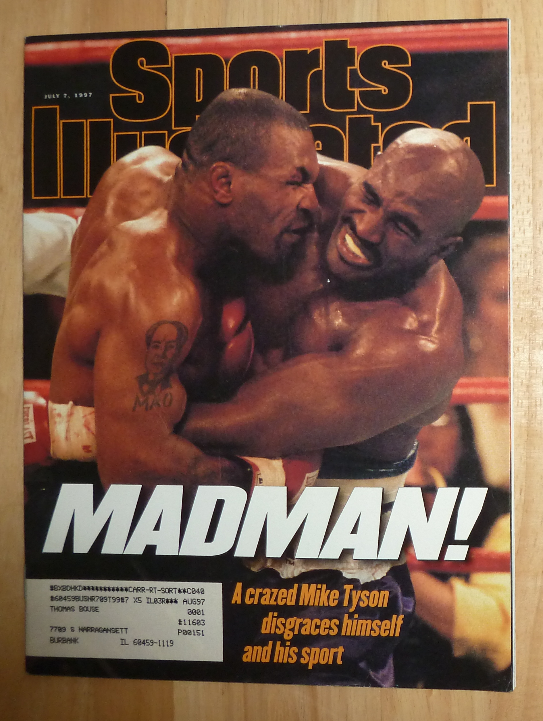 Sports Illustrated Magazine-July 7, 1997-Mike Tyson