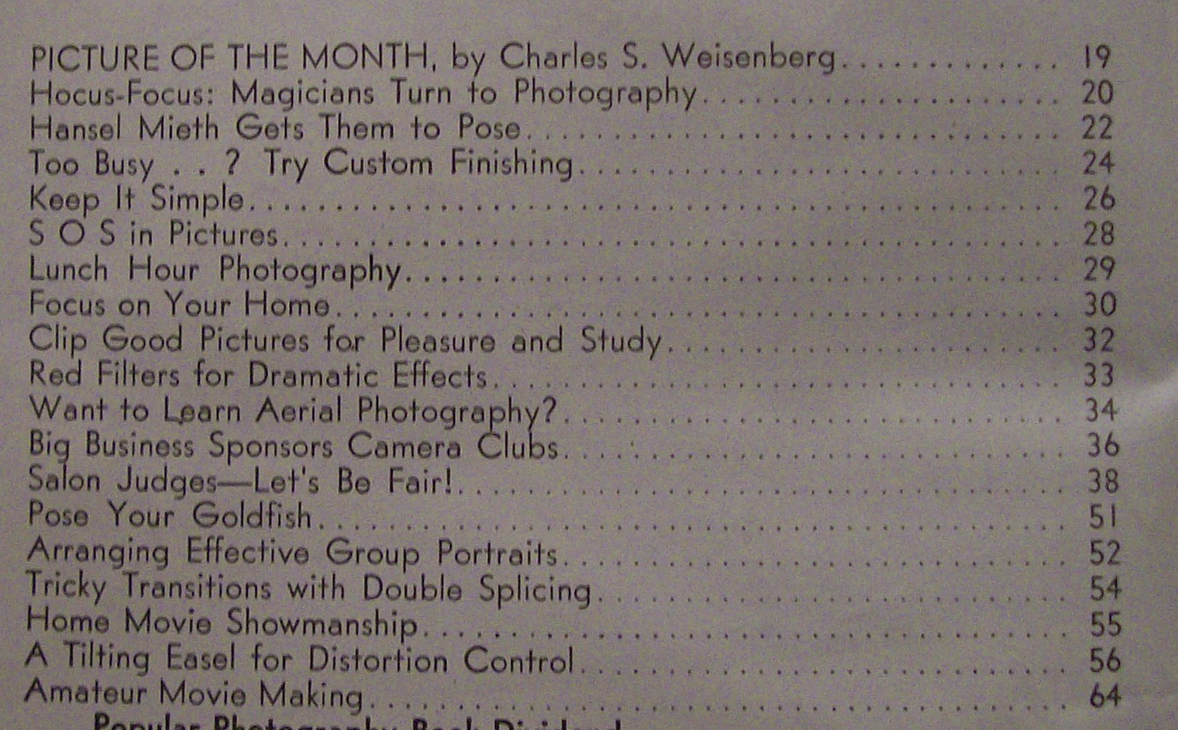Popular Photography Magazine - April 1941