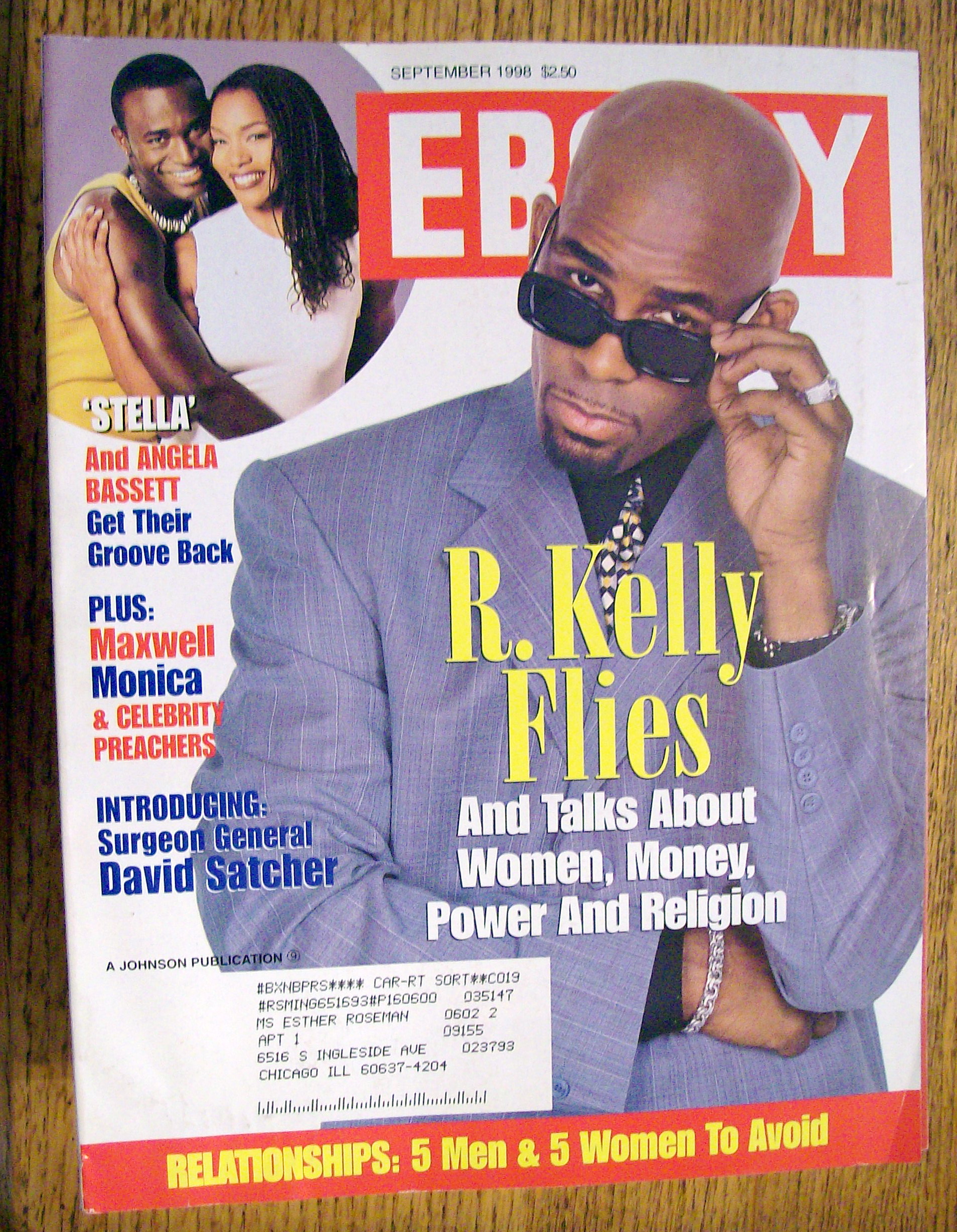 Ebony Magazine - September 1998 - R. Kelly