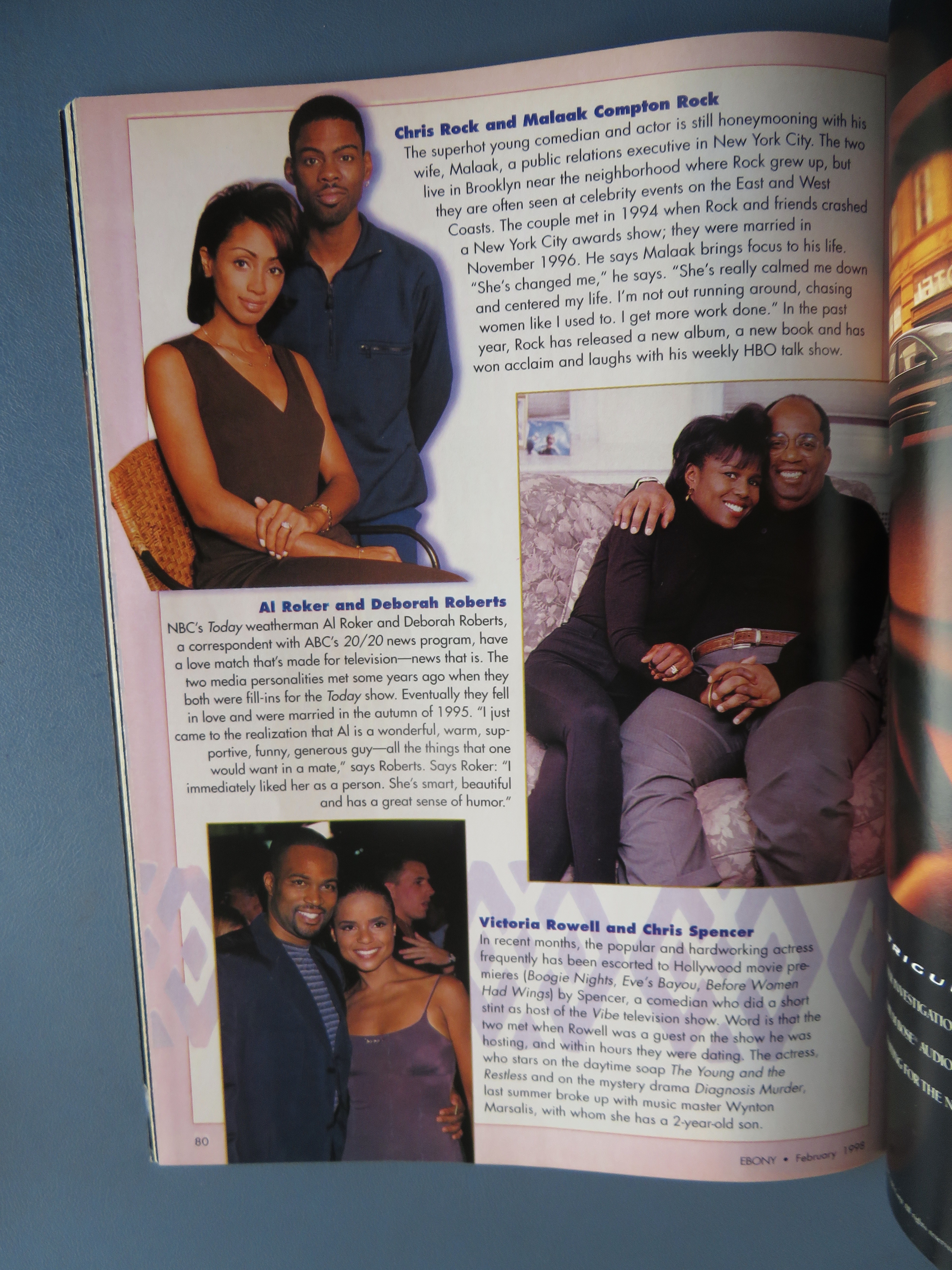 Ebony Magazine - February 1998 - 10 Hottest Couples