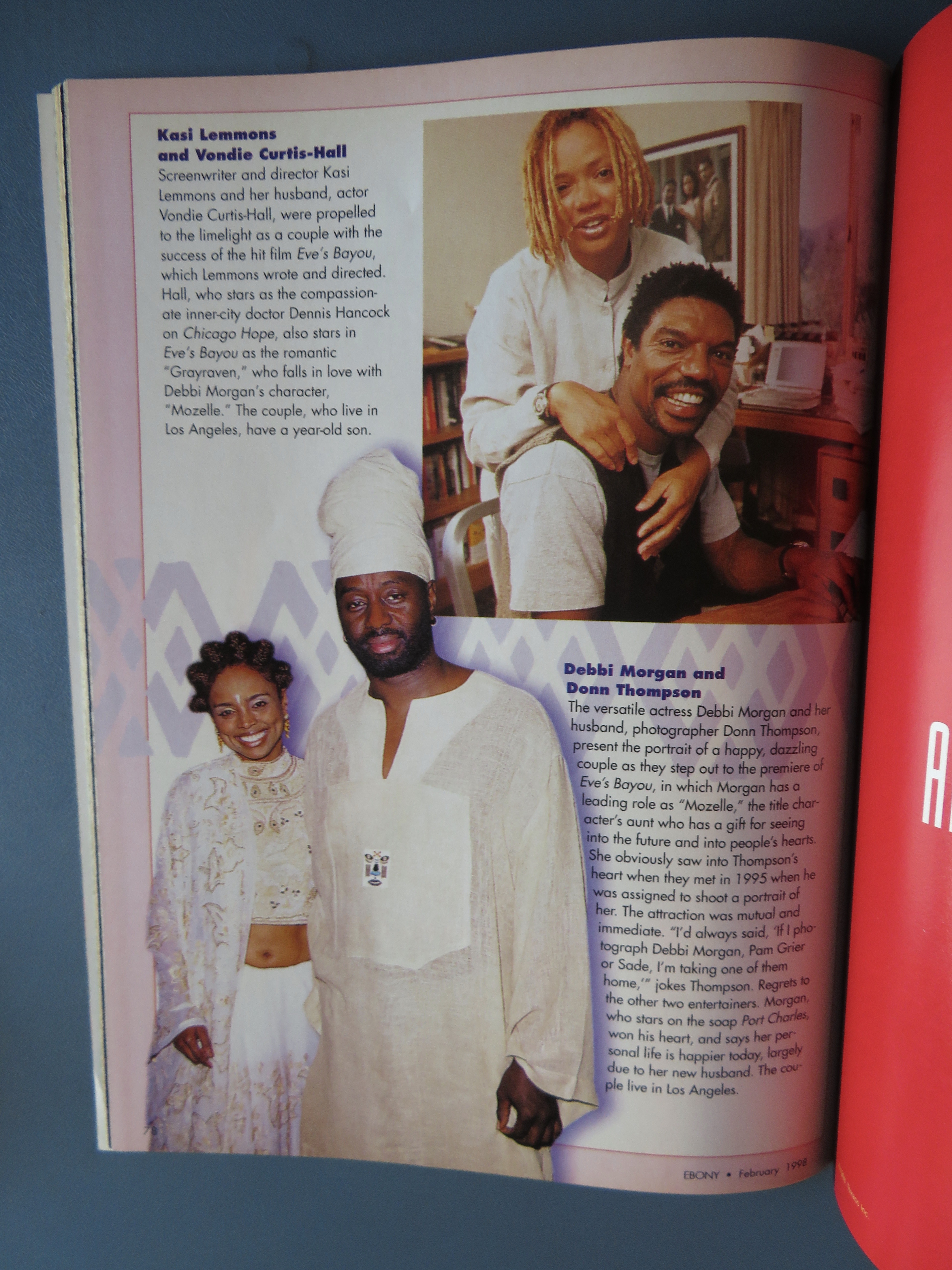 Ebony Magazine - February 1998 - 10 Hottest Couples
