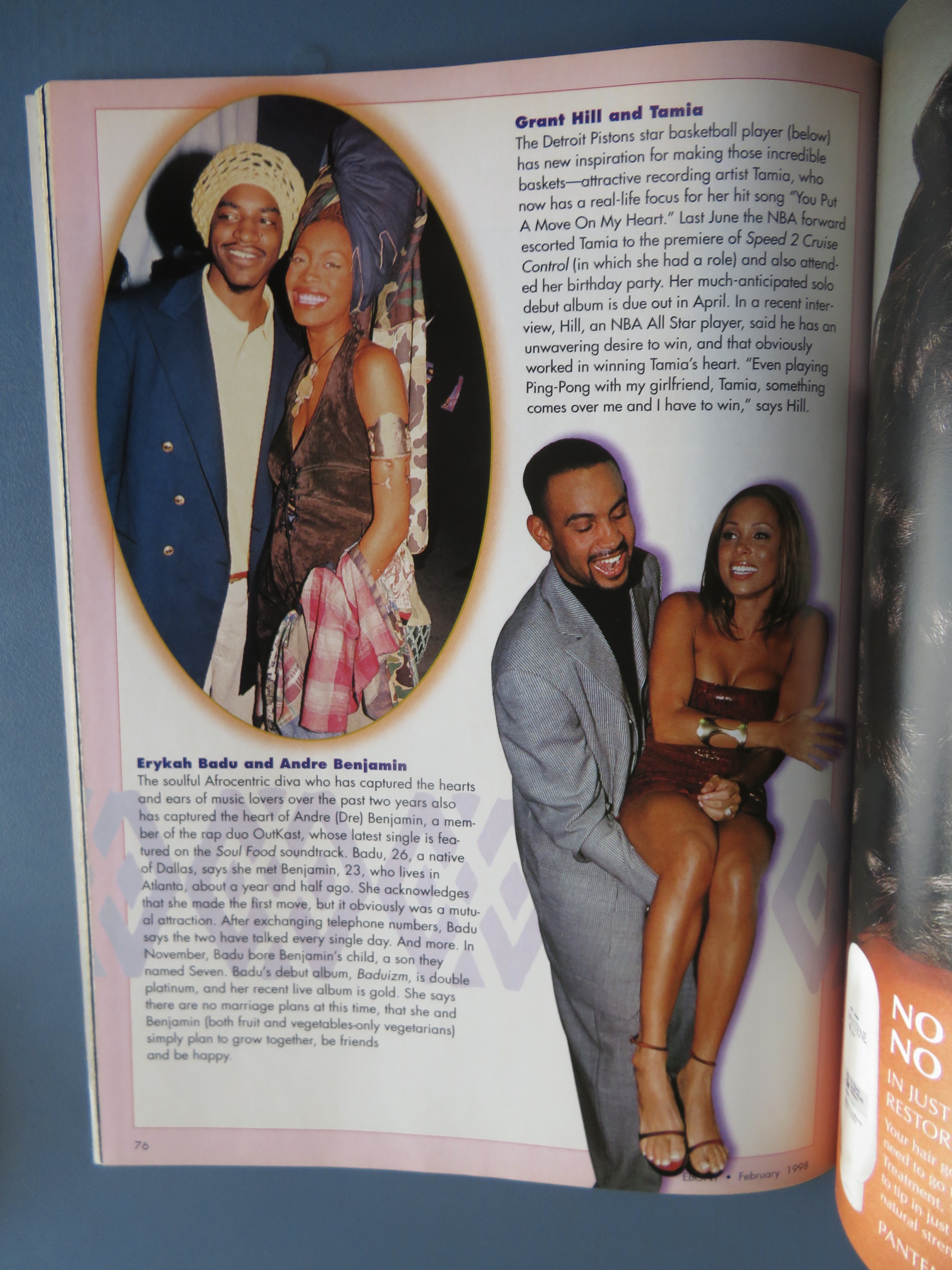 Ebony Magazine - February 1998 - 10 Hottest Couples