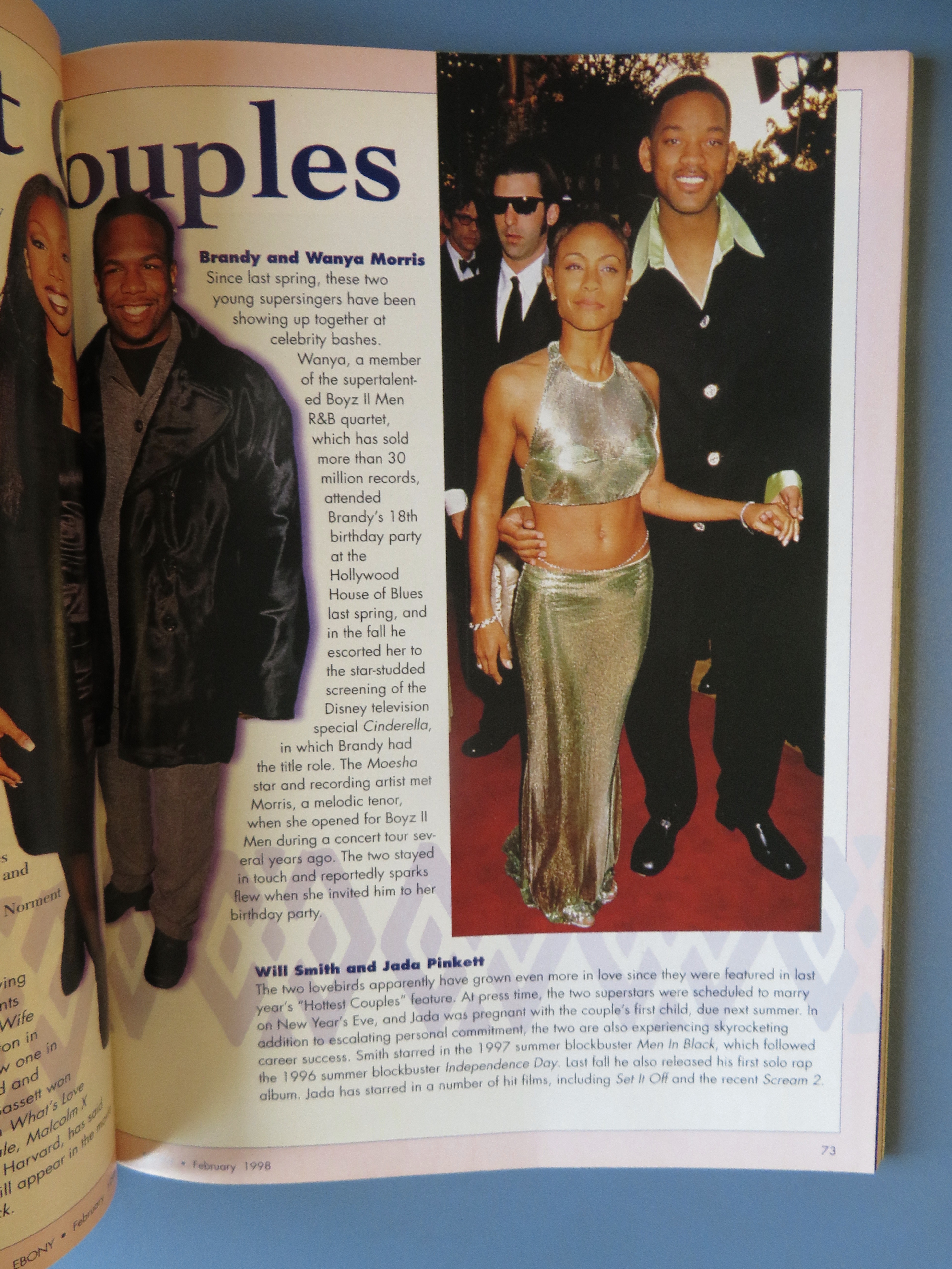 Ebony Magazine - February 1998 - 10 Hottest Couples