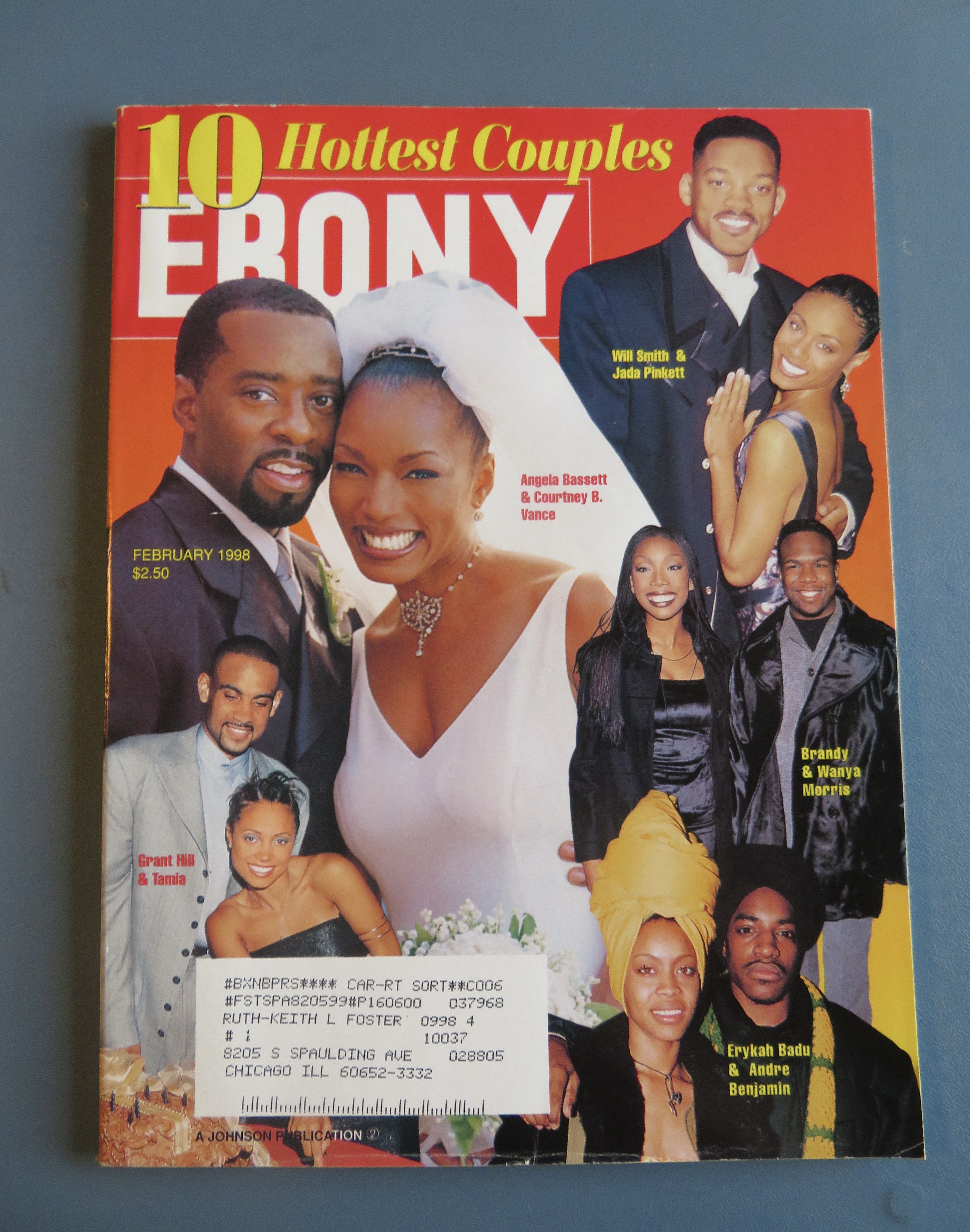 Ebony Magazine - February 1998 - 10 Hottest Couples