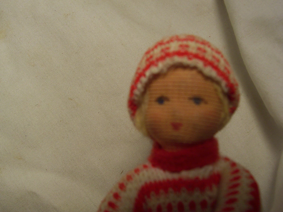 Cloth Miniature Doll Doll House Poseable Doll