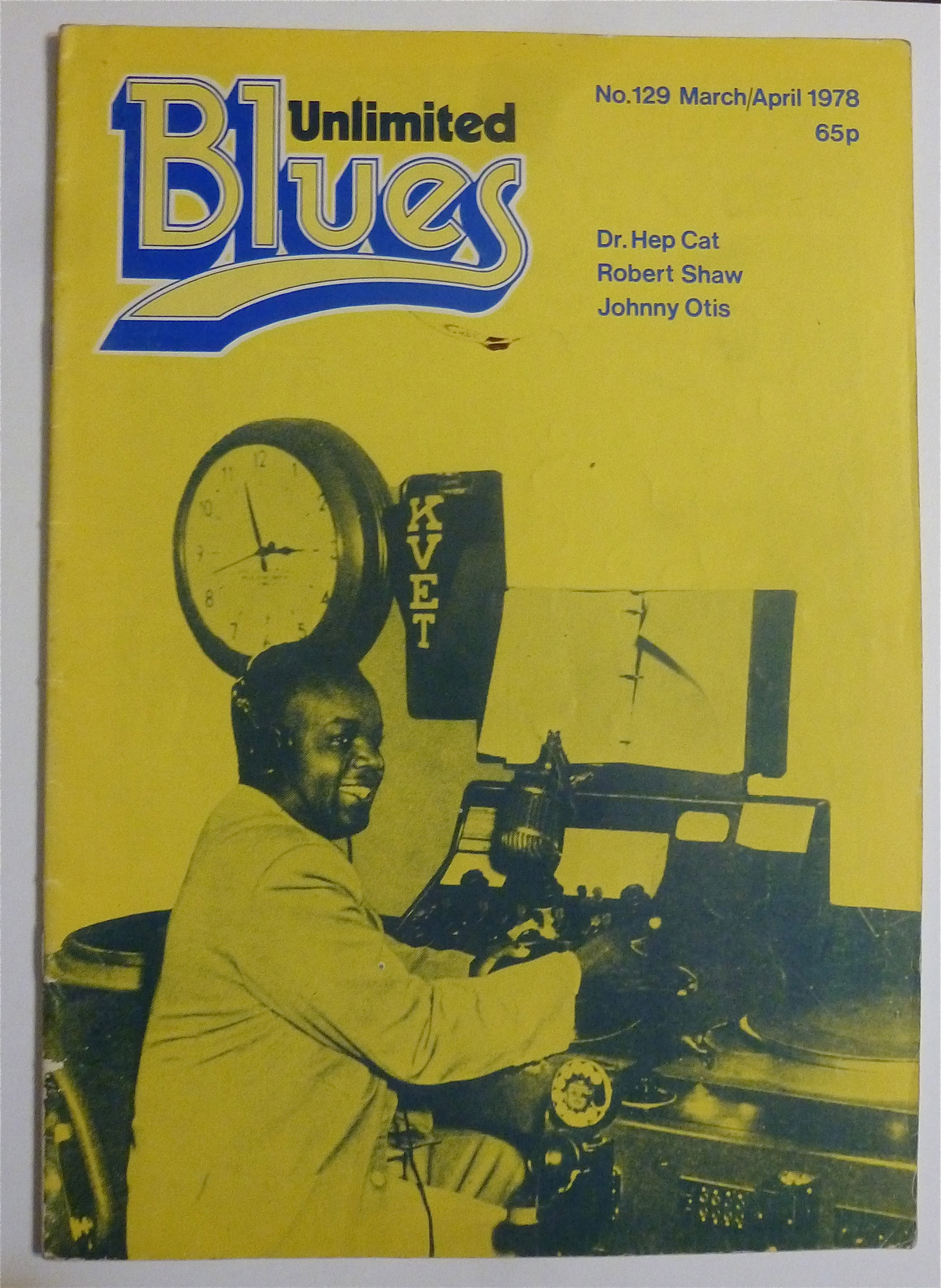 Blues Unlimited Magazine March/April 1978 Dr. Hep Cat