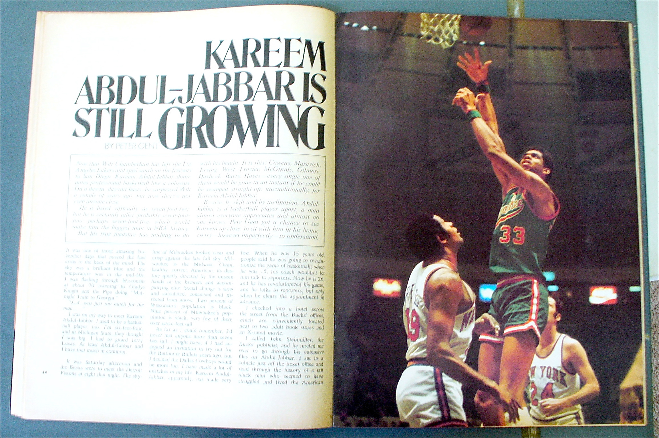 Sports Magazine February 1974 Kareem Abdul Jabbar