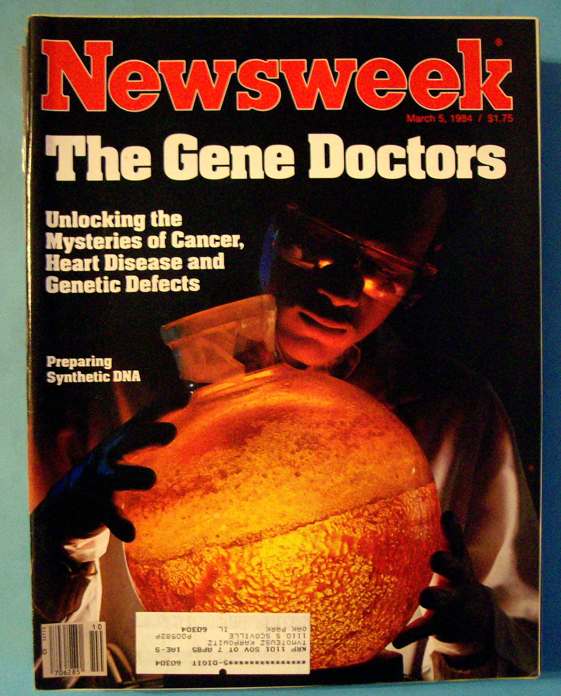 Newsweek Magazine - March 5, 1984 - Gene Doctors