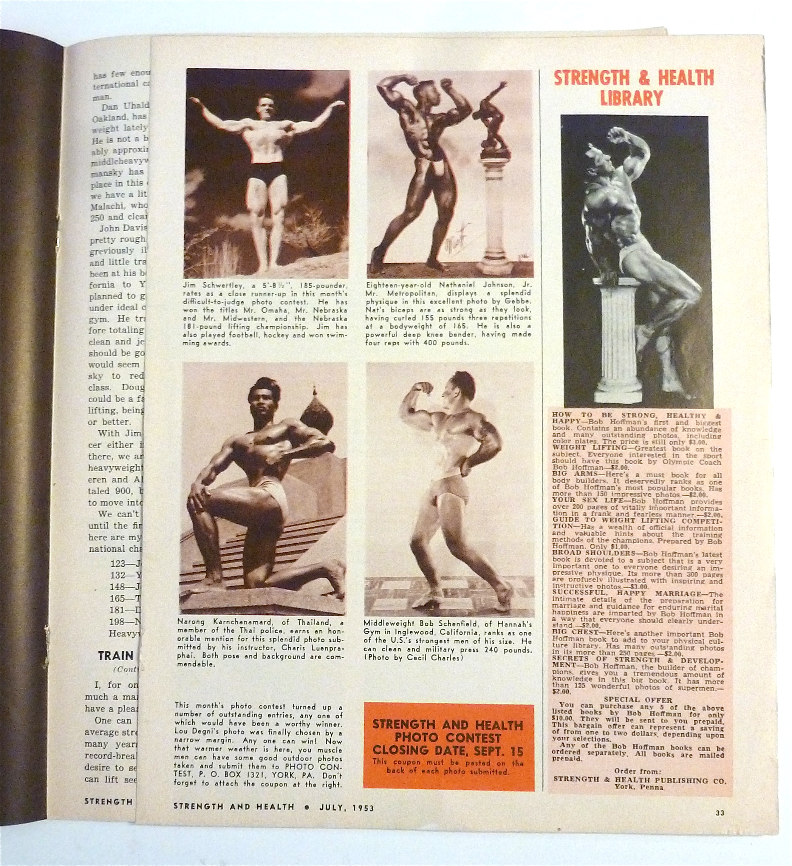 Strength & Health Magazine April 1953 John Leitgeb