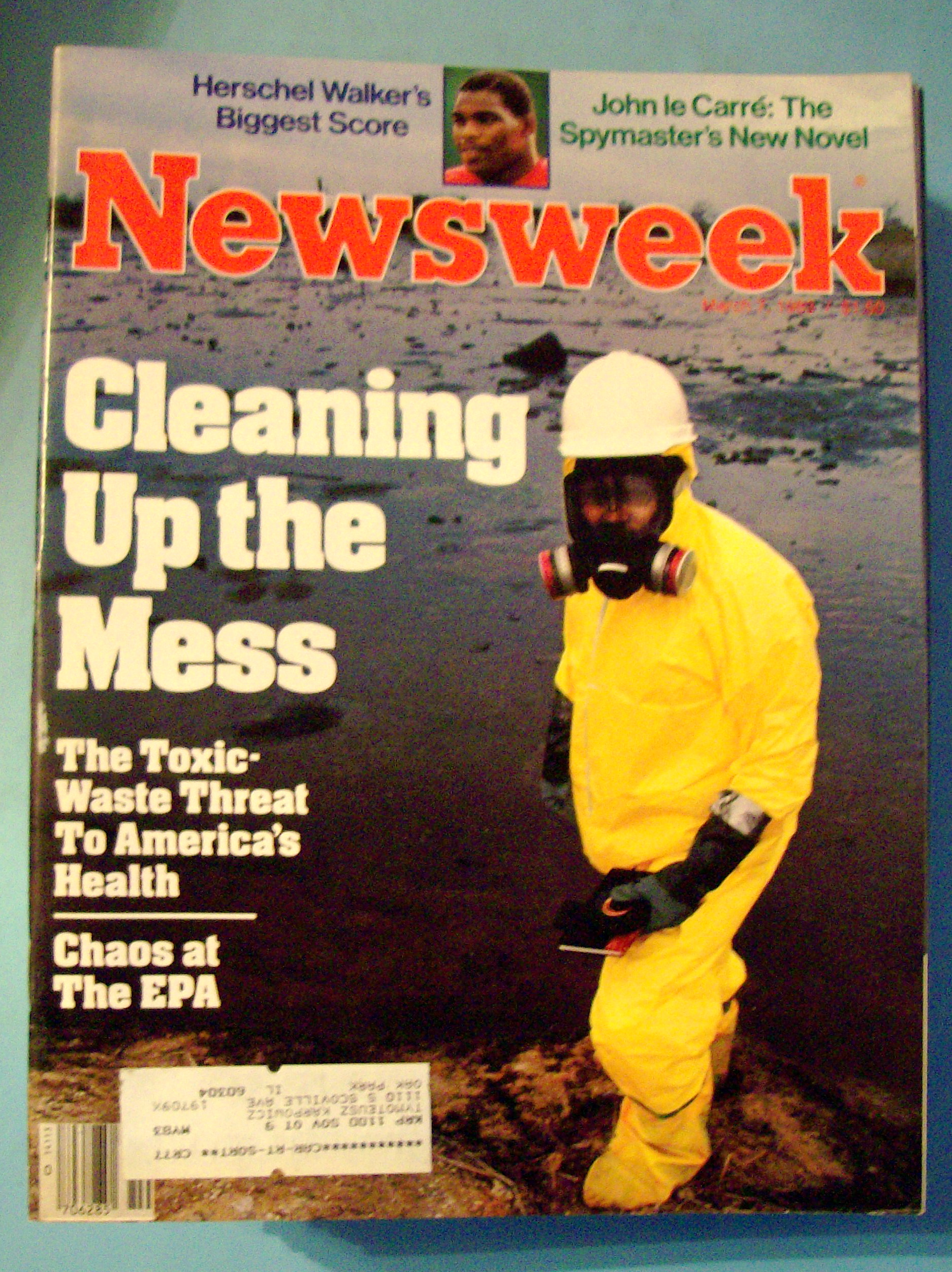 Newsweek Magazine - March 7, 1983 - Cleaning Up Mess