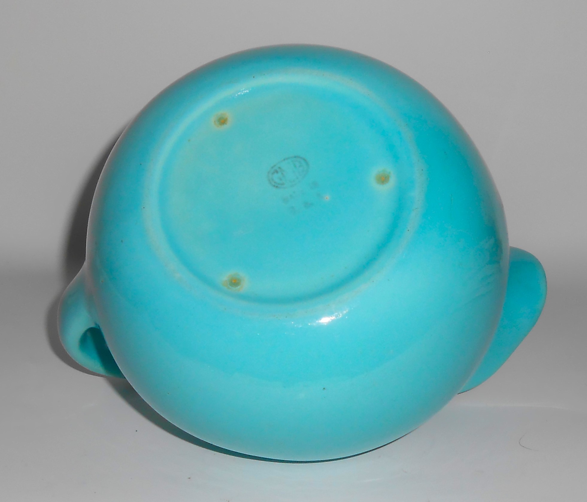 Franciscan Pottery El Patio Glacial Blue #99 Ice Lip B