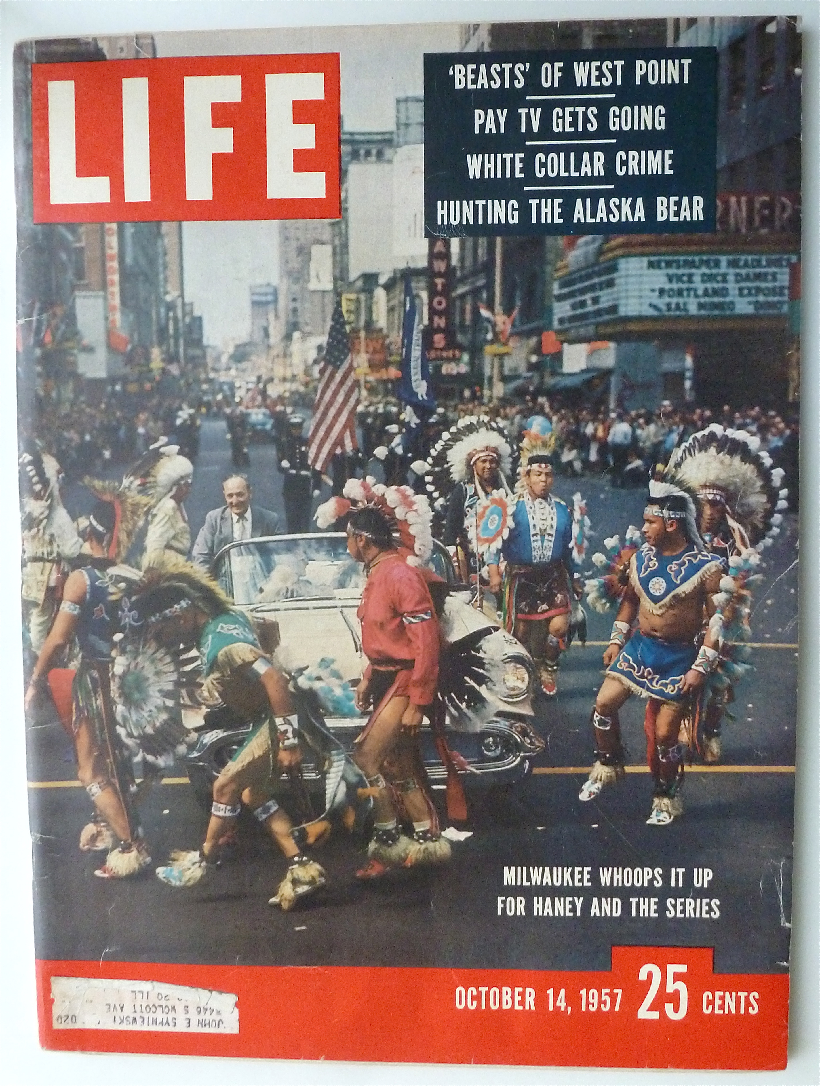 Life Magazine-October 14, 1957-Milwaukee Whoops It Up