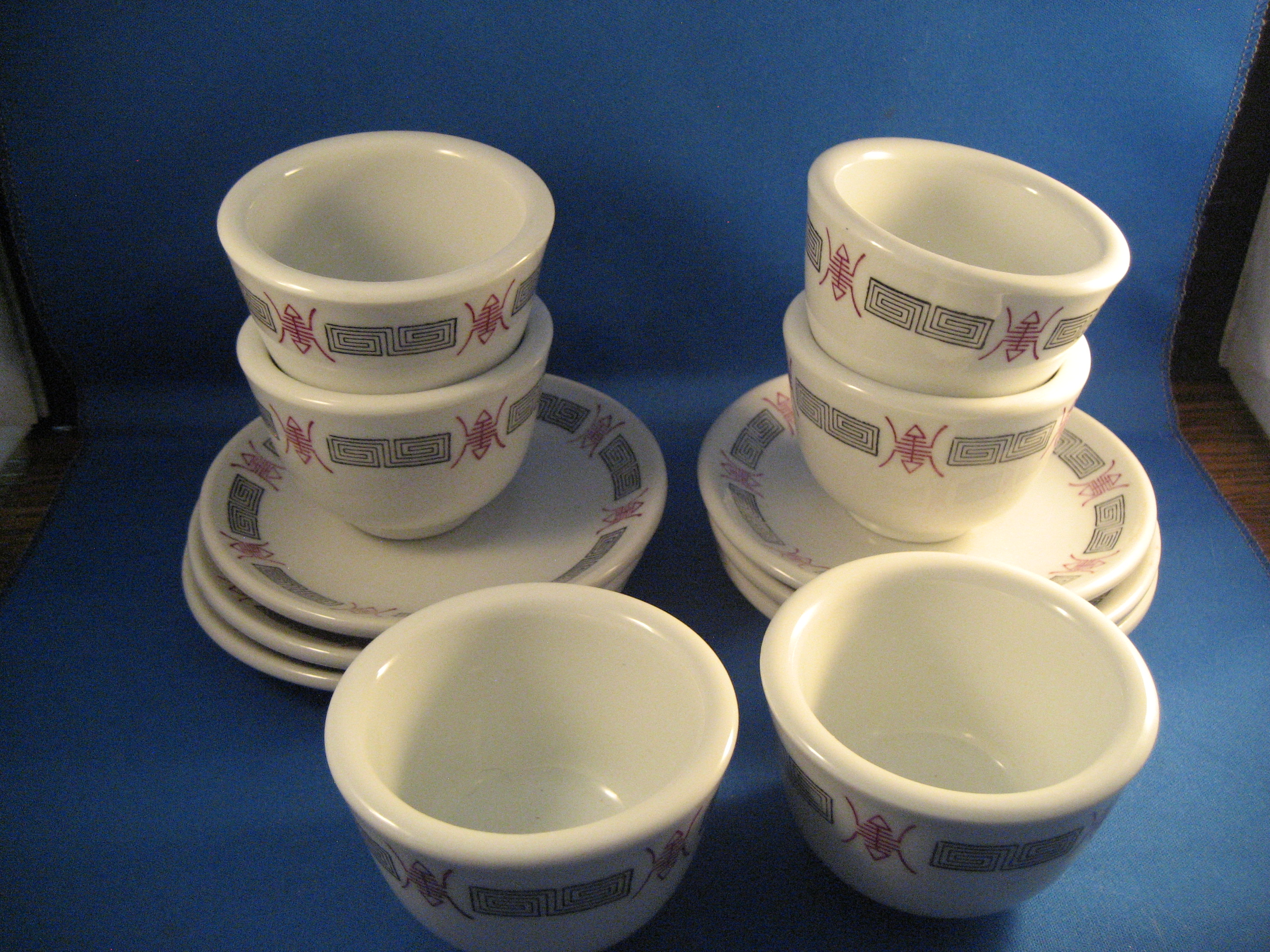 Six Restaurant Cup and Saucer