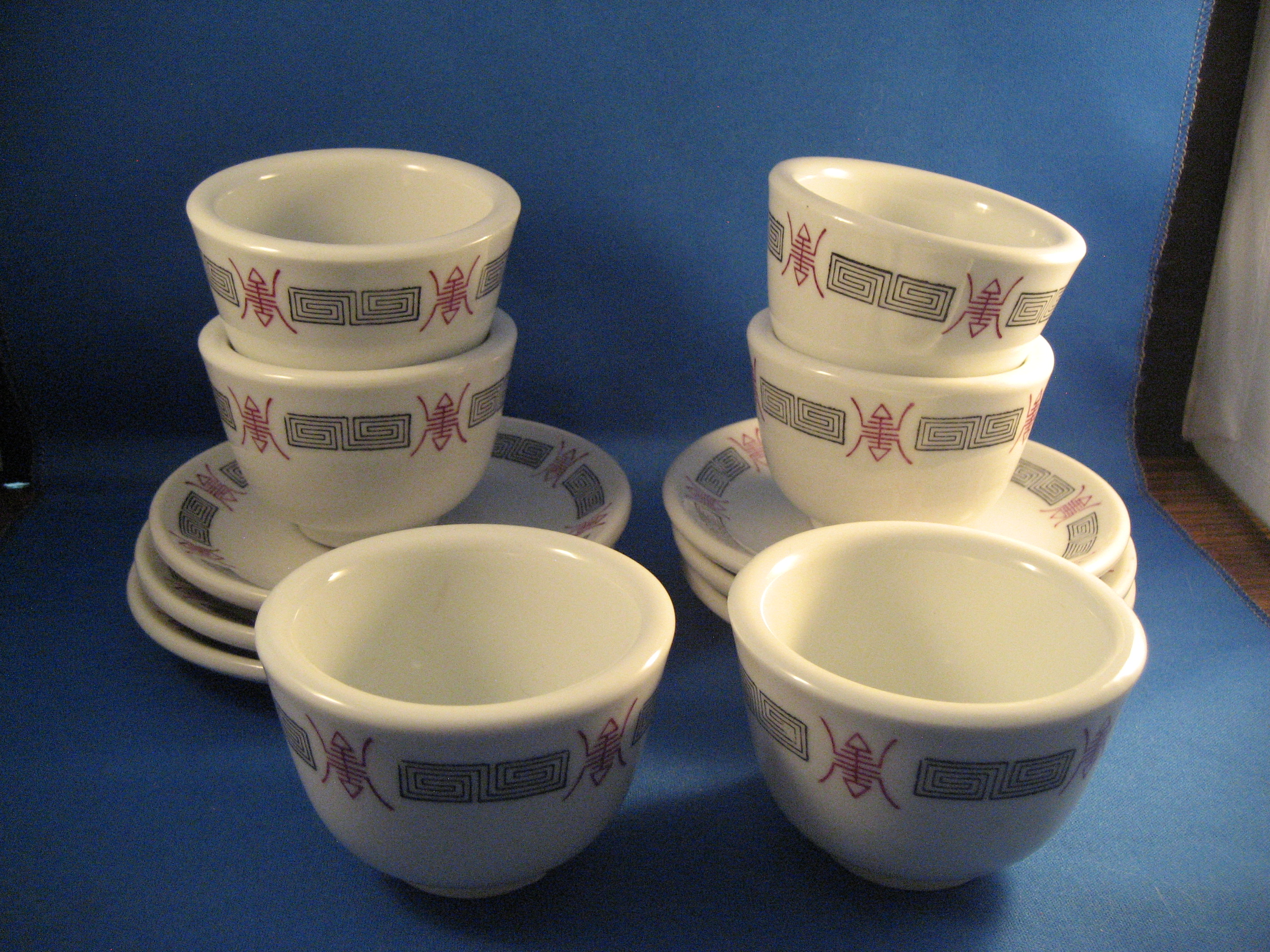 Six Restaurant Cup and Saucer