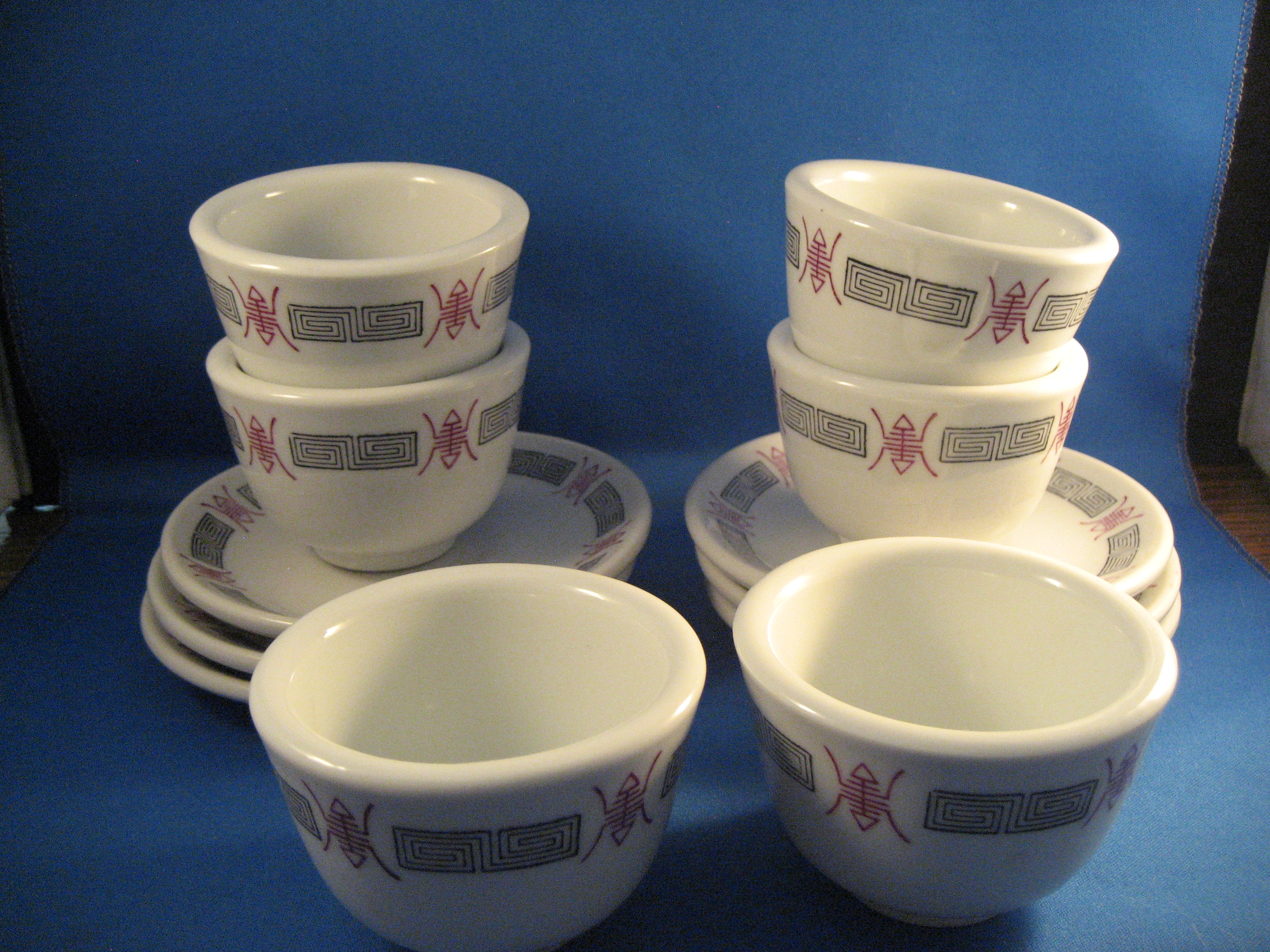 Six Restaurant Cup and Saucer